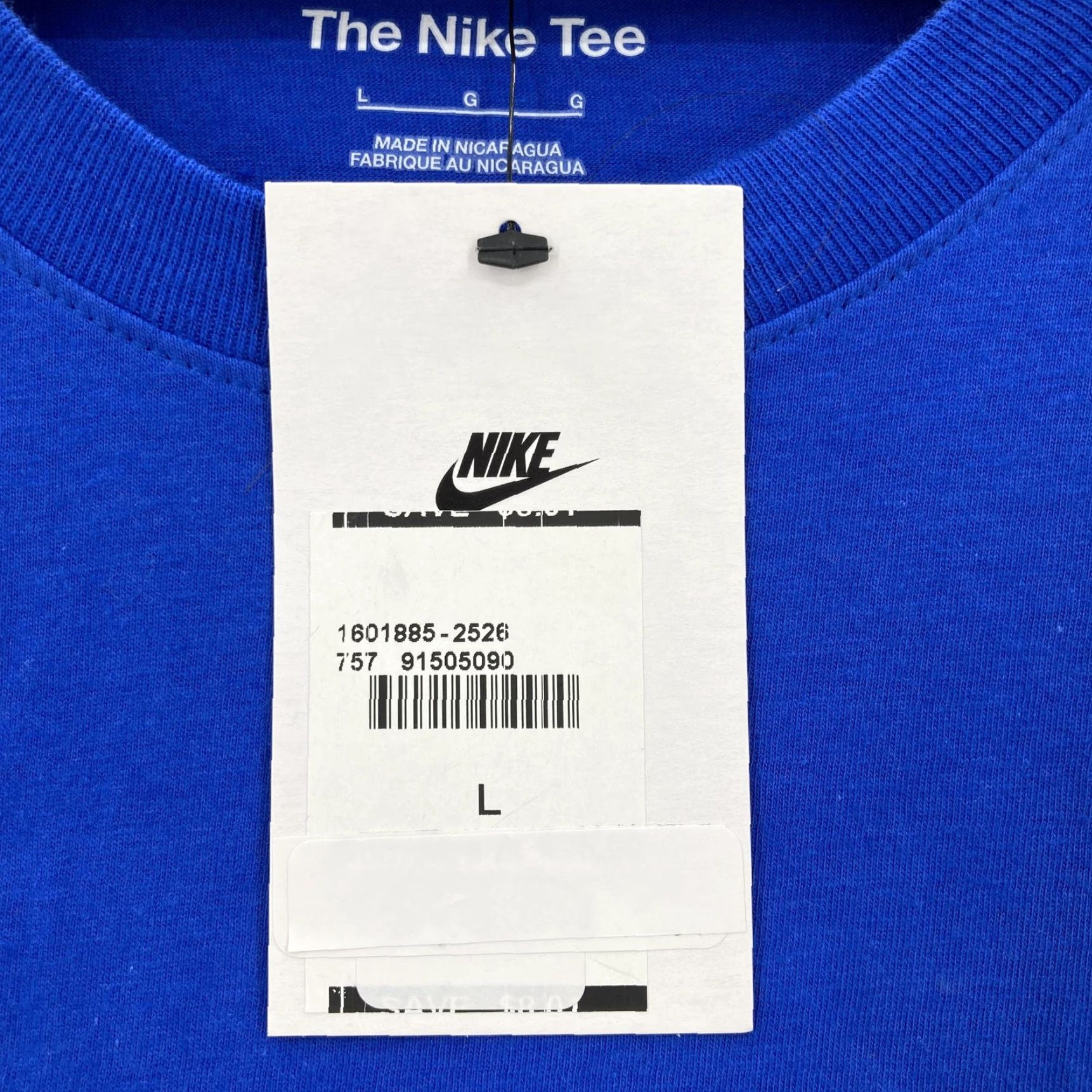 Nike VINTAGE Nike Shirt Mens Large Blue The Nike Tee Swoosh Crewneck Cotton Casual Preppy Size US L / EU 52-54 / 3 - 4 Thumbnail