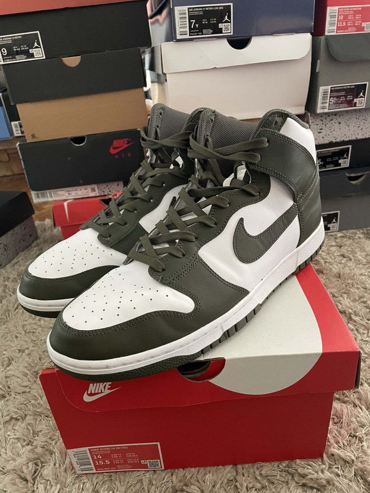 Nike Nike Dunk High Cargo Khaki Size US 14 / EU 47 - 1 Thumbnail