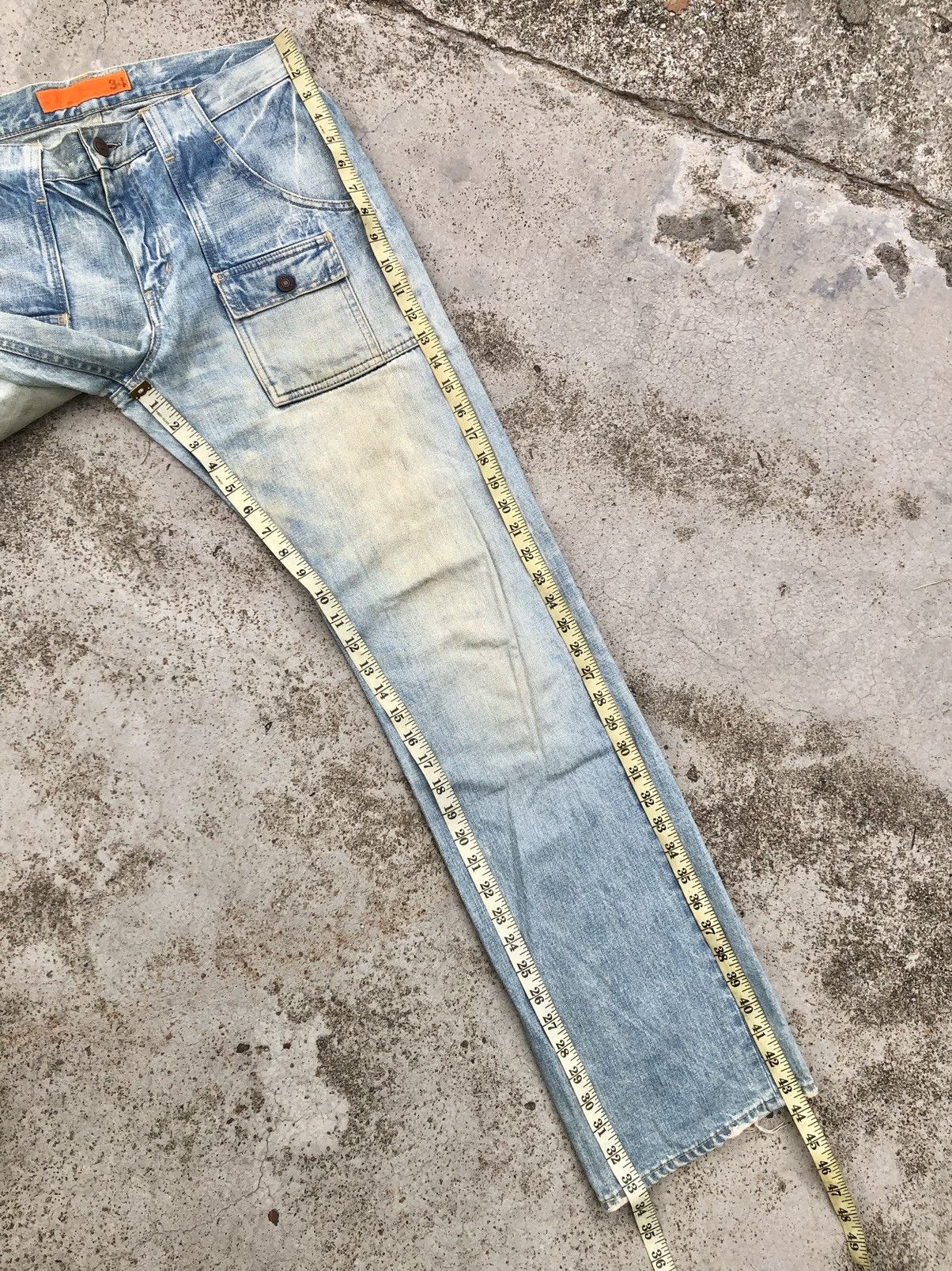 Japanese Brand VINTAGE RUSTY BLUE GO WEST BUSHPANT JEANS Size US 34 / EU 50 - 9 Thumbnail