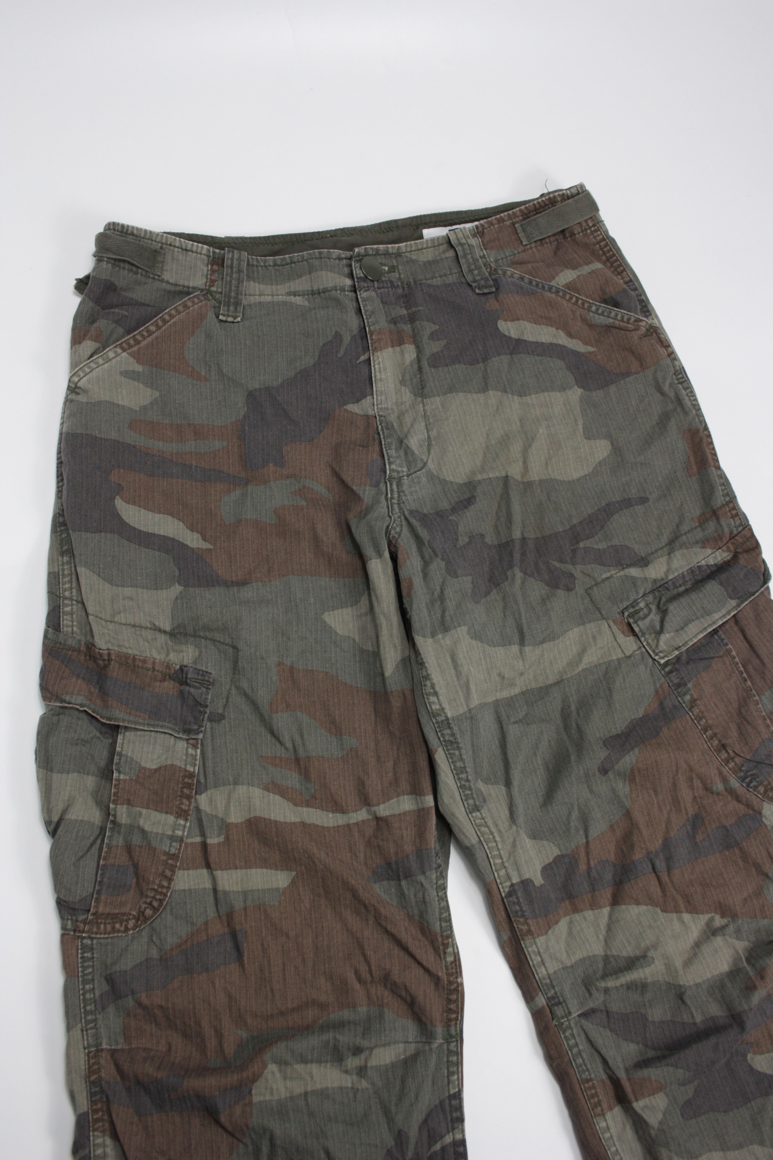 Gap × Japanese Brand Gap Y2K Vintage Army Tactical Cargo Straight Washed Pants Size US 30 / EU 46 - 3 Thumbnail