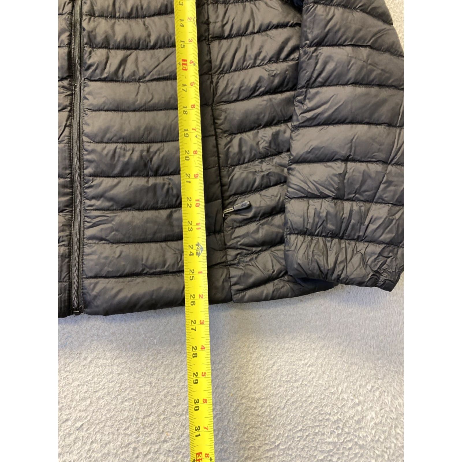 Vintage 32 Degrees Puffer Jacket Coat Women L Black Lightweight Packable Mid-Length Casual Fall Winter Mens? Size L / US 10 / IT 46 - 6 Thumbnail