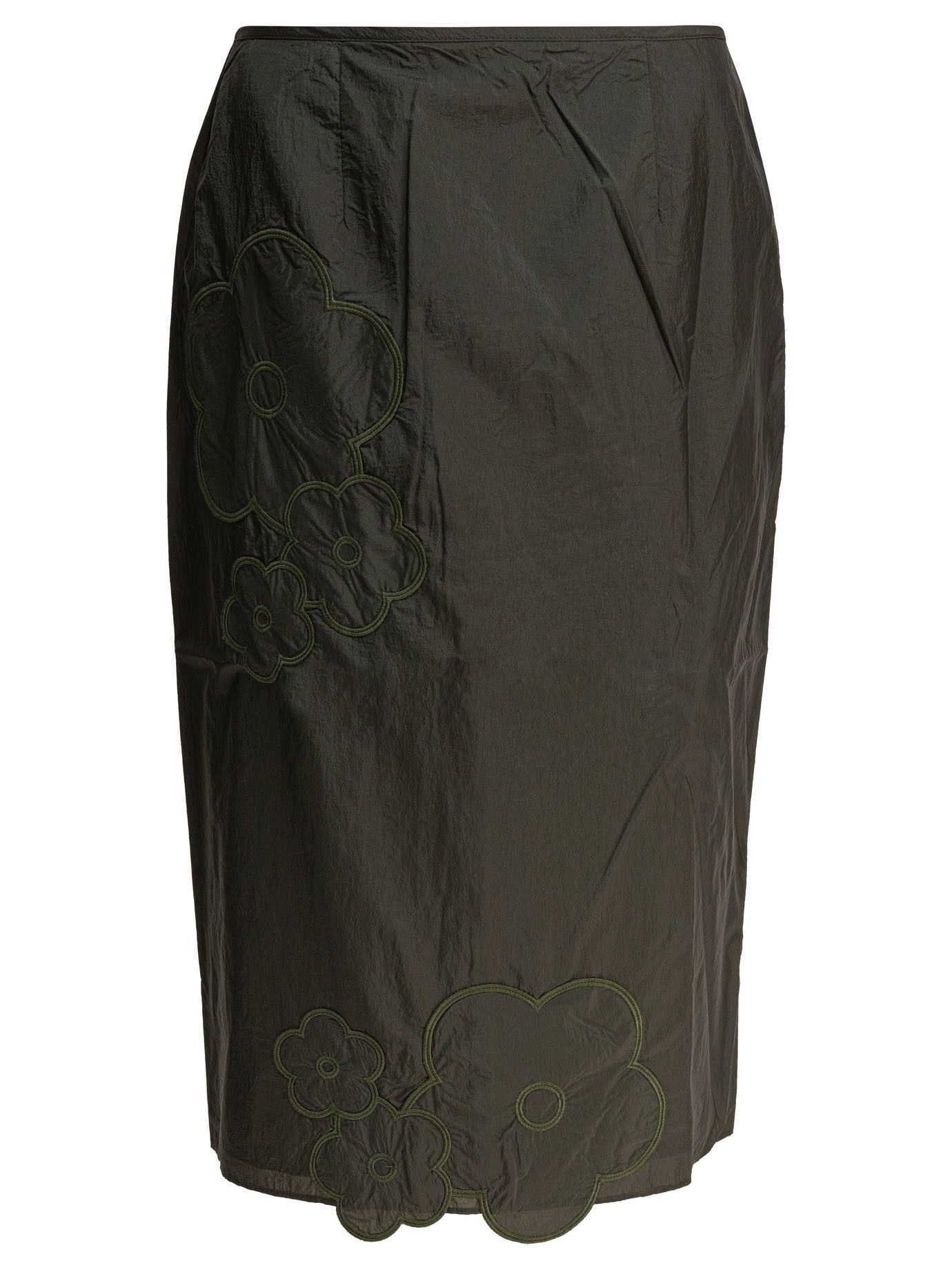 スカート Cecilie Bahnsen Black Silk Blend Allegra Skirt ALLEGRA | SKIRT KUMO FIL-COUP… BLACK