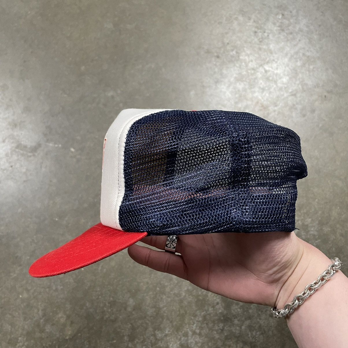 NASCAR × Vintage Vintage NASCAR Indianapolis 500 SnapBack Trucker Hat 80s Size ONE SIZE - 4 Thumbnail