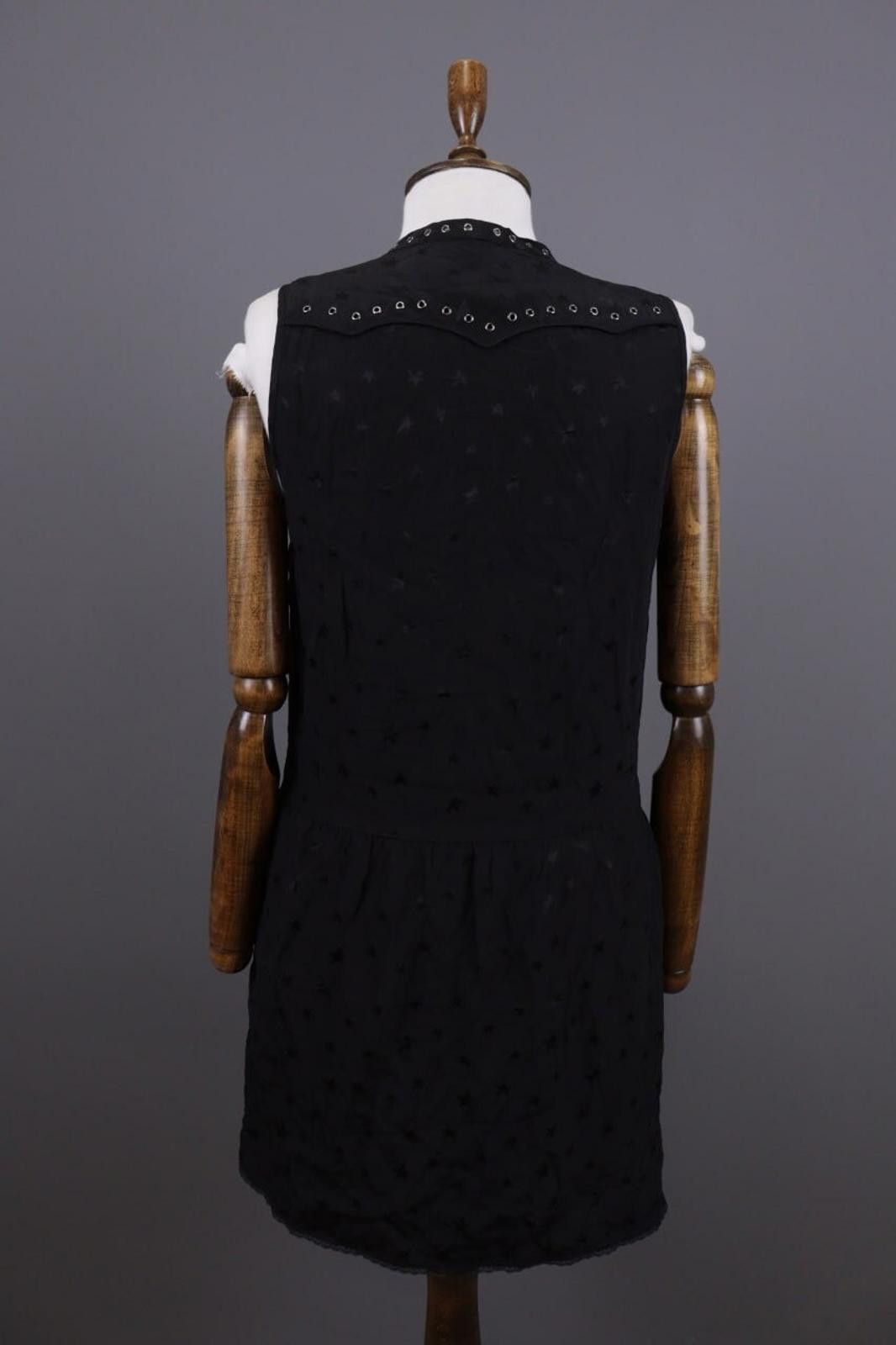 Zadig & Voltaire Zadig & Voltaire Deluxe Star Printed Tank Knee Length Dress Size L / US 10 / IT 46 - 9 Thumbnail