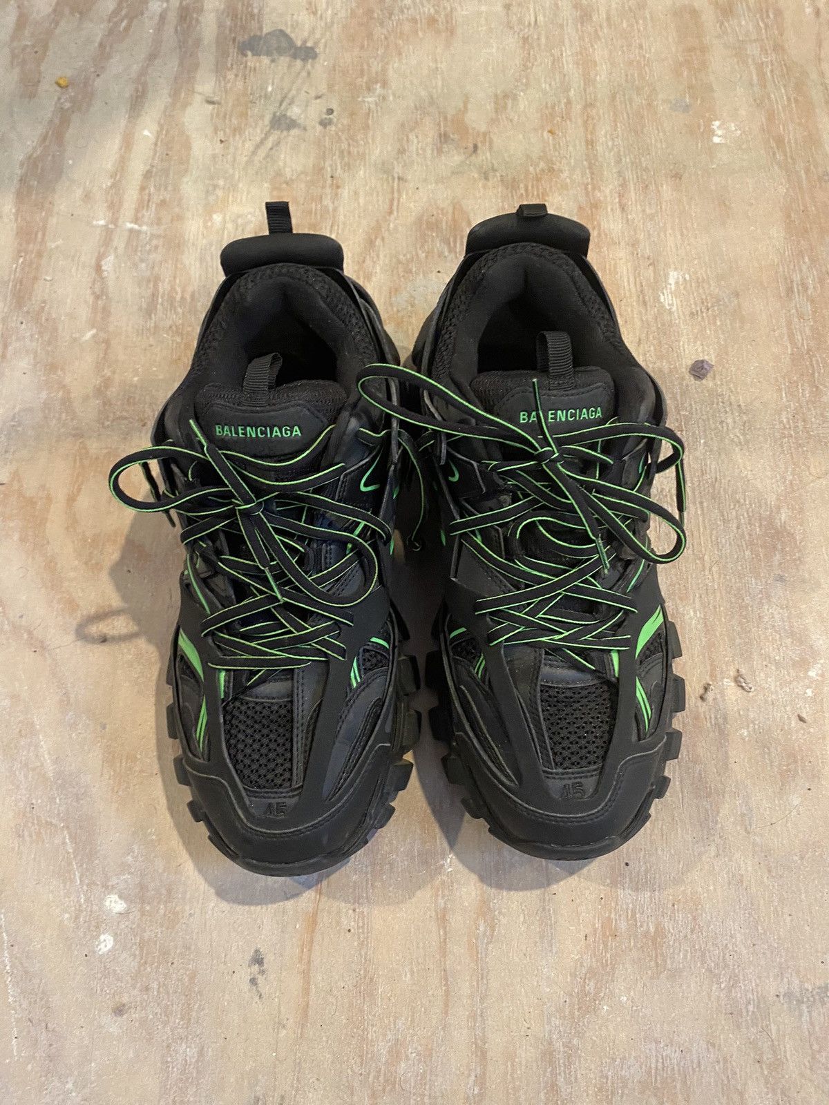 Balenciaga Balenciaga Track ‘Black Green’ Size US 12 / EU 45 - 2 Thumbnail