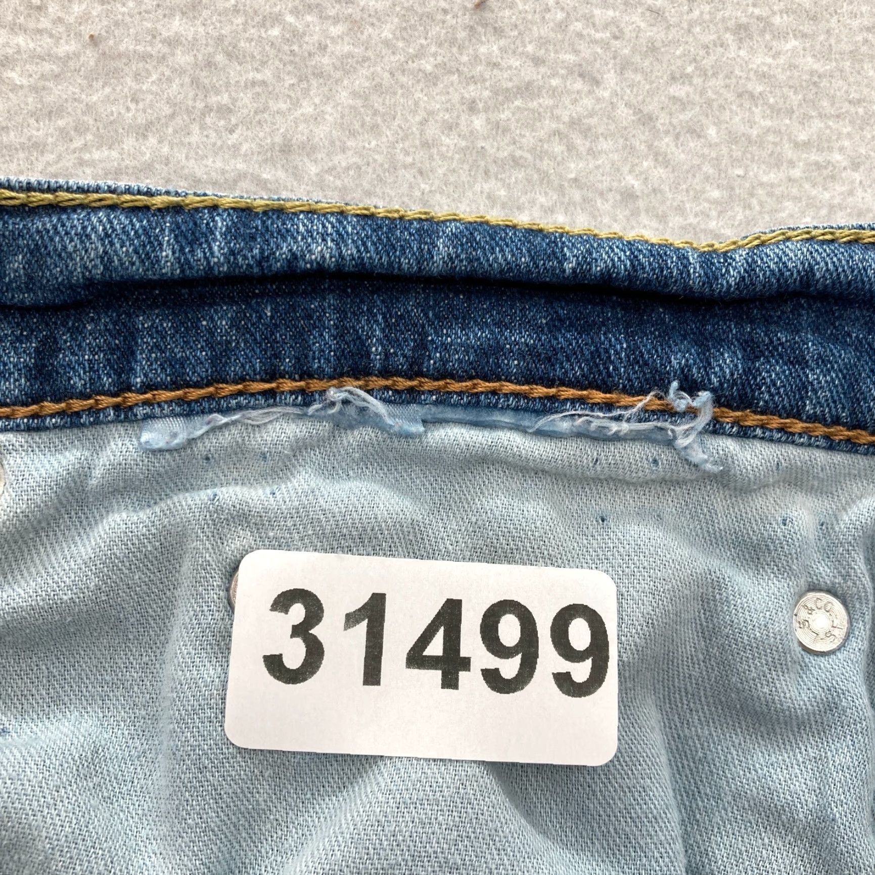 Levi's Levi's 505 Jeans Mens 36x34 Regular Straight Blue Stretch Denim Mid Rise Western Jeans Size US 36 / EU 52 - 4 Thumbnail