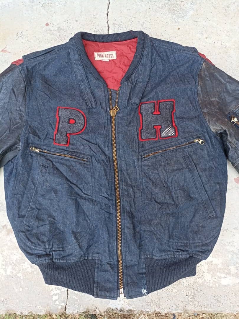 Pink House Vintage Pink House Varsity Jacket Size US L / EU 52-54 / 3 - 5 Thumbnail