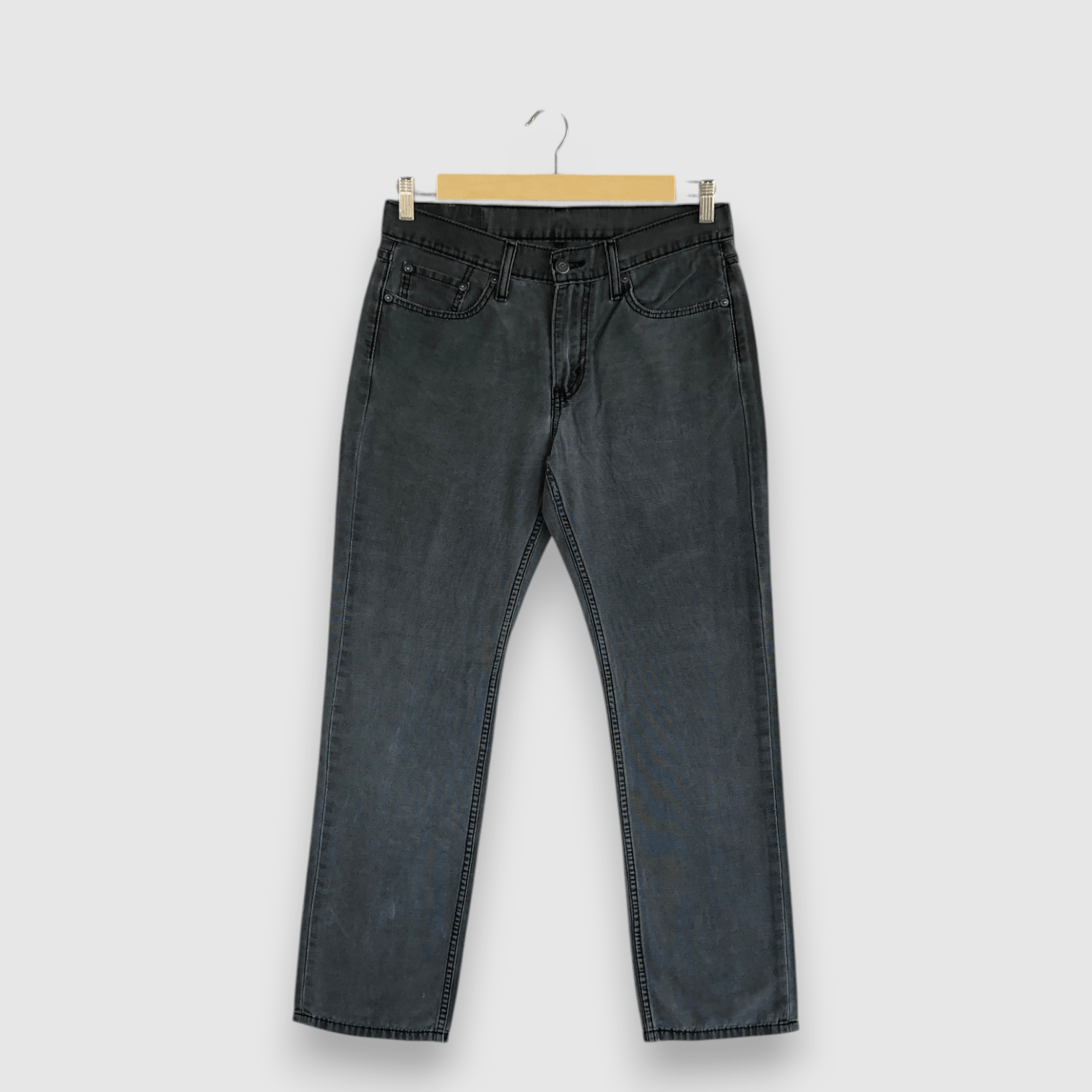 Levi's Vintage Levis 514 Distressed Jeans Levi's Faded Black Denim Size US 30 / EU 46 - 1 Thumbnail