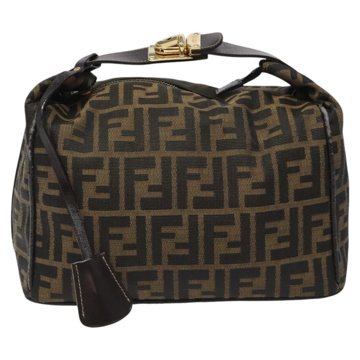 Fendi Zucca Brown Canvas Handbag (Pre-Owned) Size ONE SIZE - 1 Thumbnail