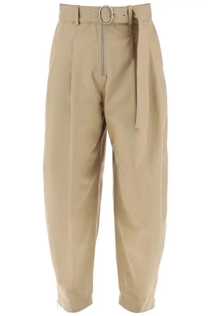 image of Jil Sander O1S22I1N0324 Cotton Pants In Beige, Men's