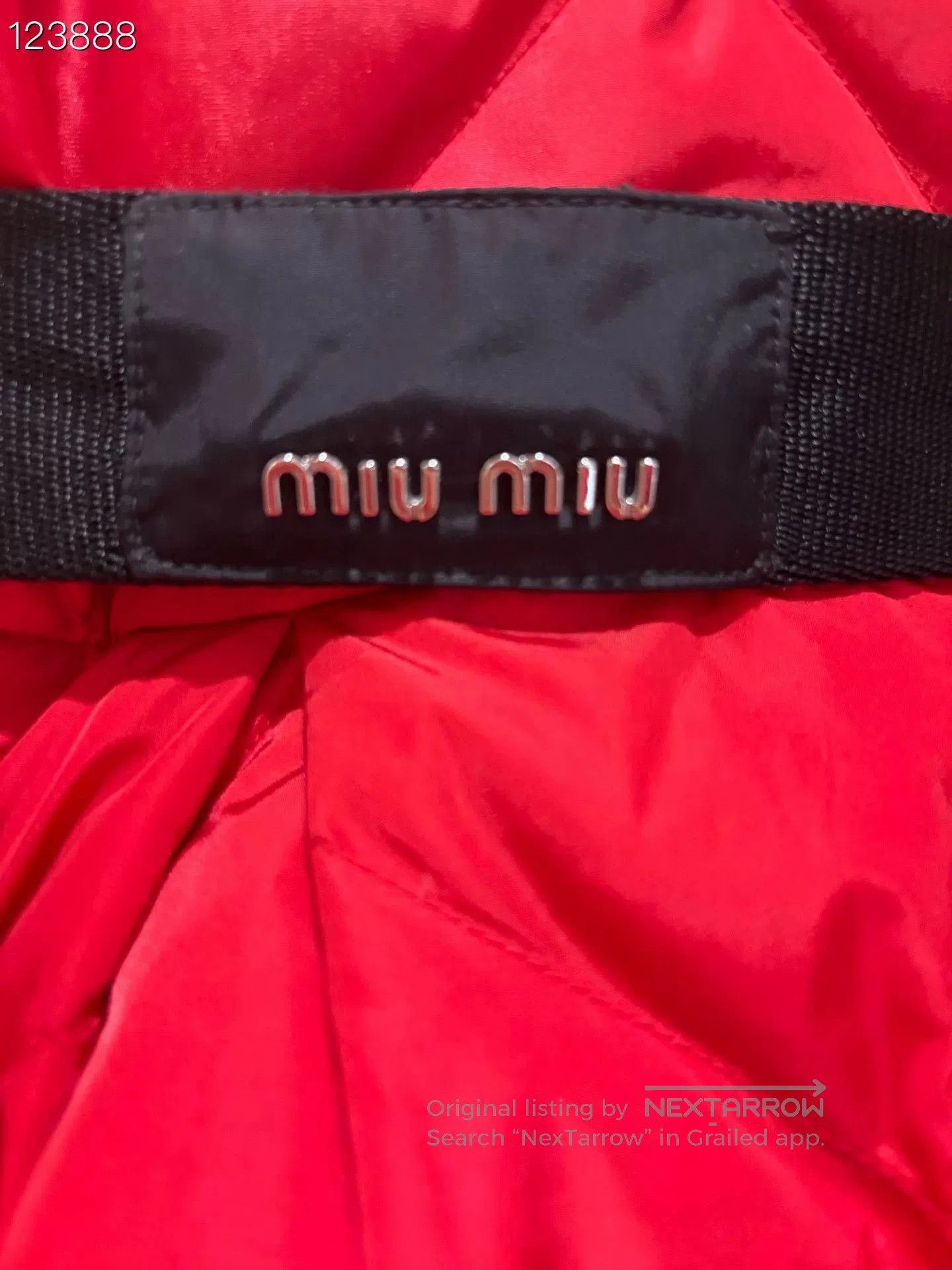 Miu Miu Miu Miu Runway Red Quilted Mid. Size S / US 4 / IT 40 - 3 Thumbnail