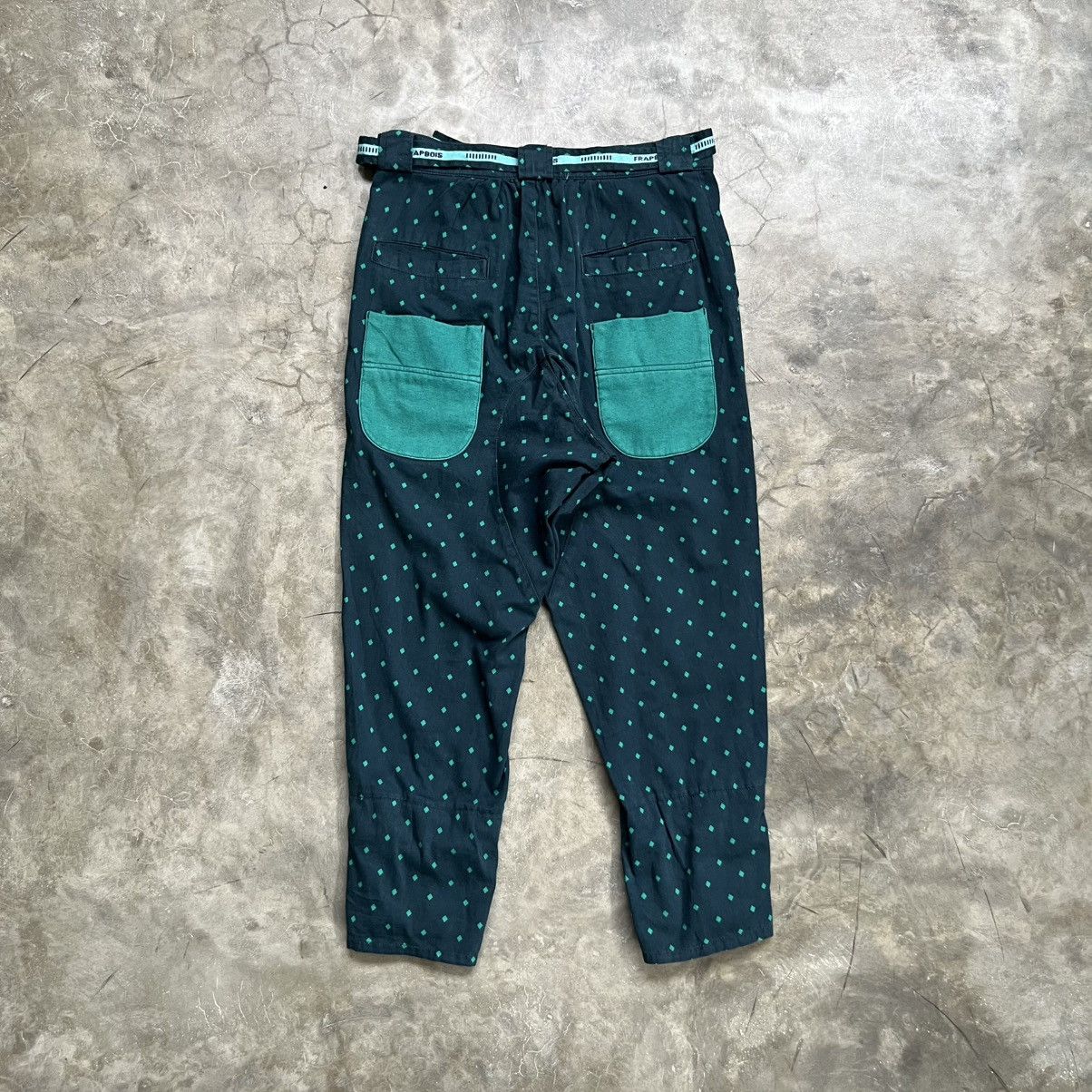 Issey Miyake Frapbois by Issey Miyake Fatigue Double Back Pocket Pants Size US 30 / EU 46 - 3 Thumbnail
