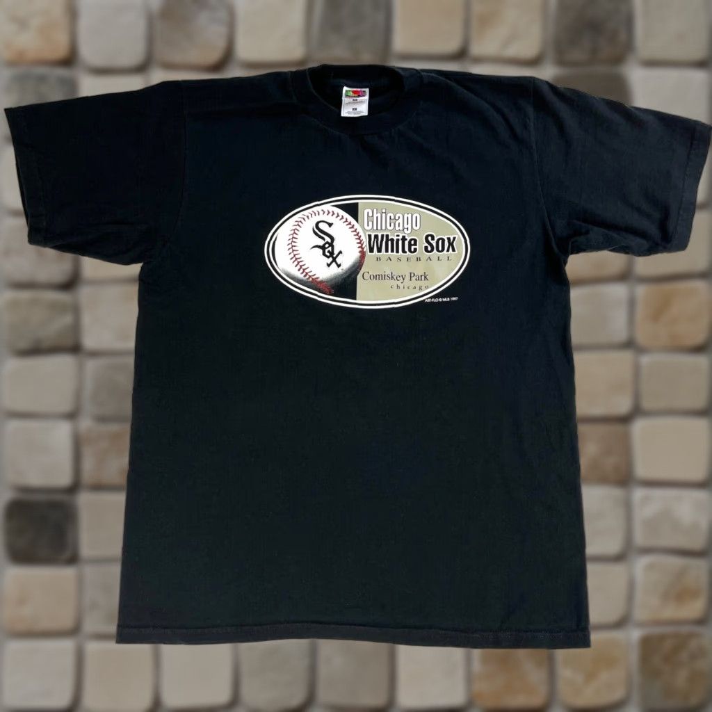 Fruit Of The Loom VINTAGE Men's Chicago White Sox Comiskey Park T-Shirt Sz L Shirt Size US L / EU 52-54 / 3 - 1 Thumbnail