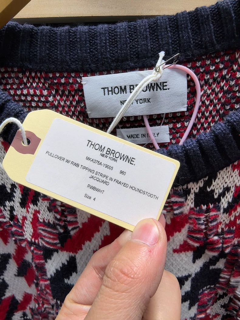 Thom Browne Thom Browne size3 Cashmere sweater Size US L / EU 52-54 / 3 - 6 Thumbnail