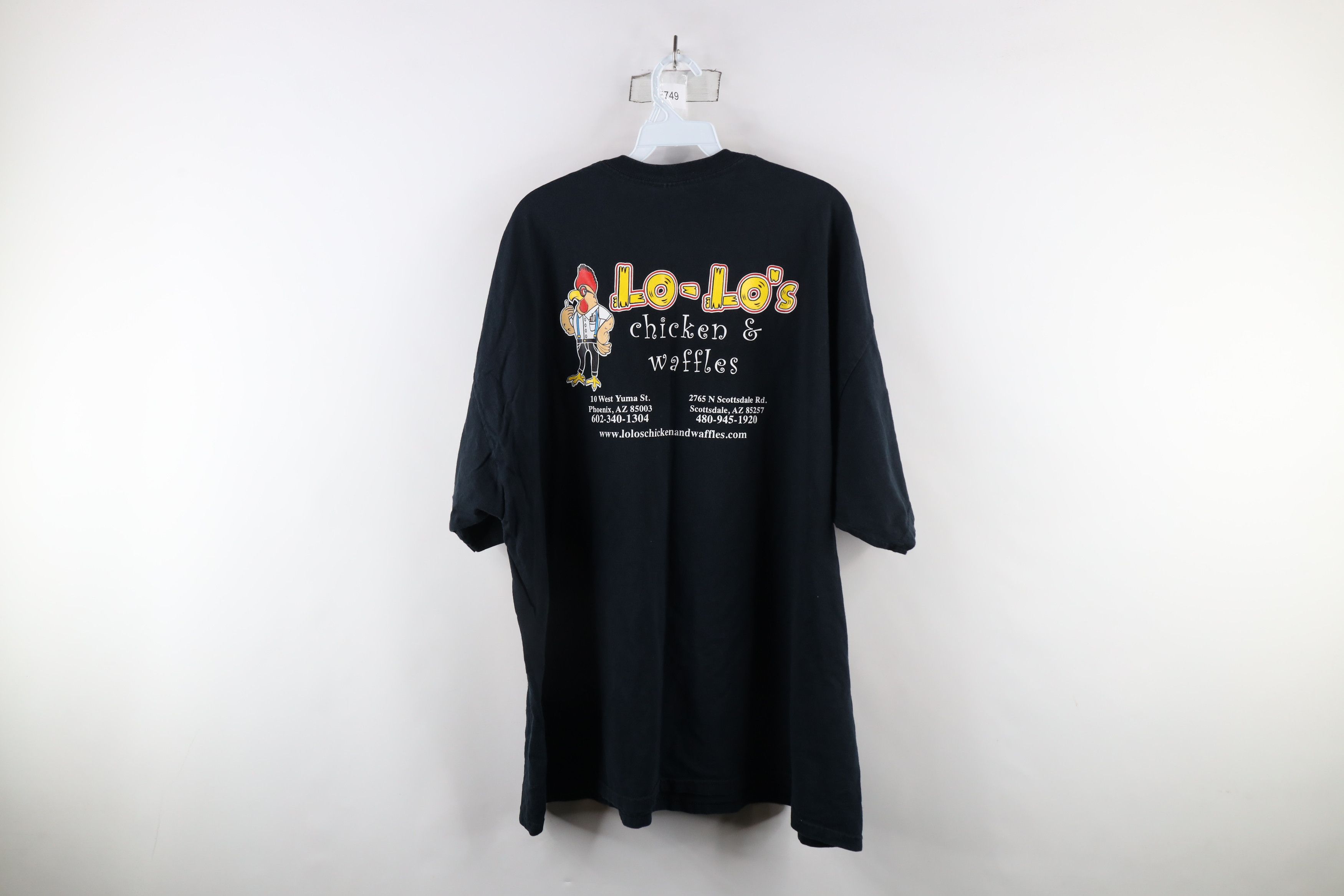 Vintage Vintage Streetwear Math Is Simple Chicken & Waffles T-Shirt Size US XXL / EU 58 / 5 - 7 Thumbnail