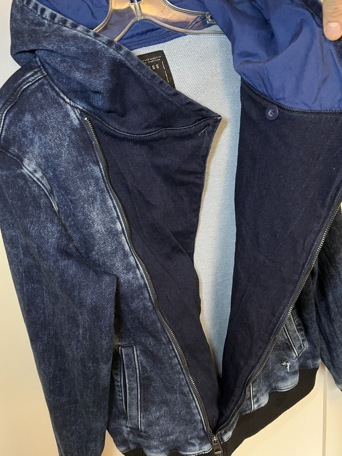 Guess Vintage Guess Jeans USA asymmetrical zip-up hoodie Size US S / EU 44-46 / 1 - 6 Thumbnail