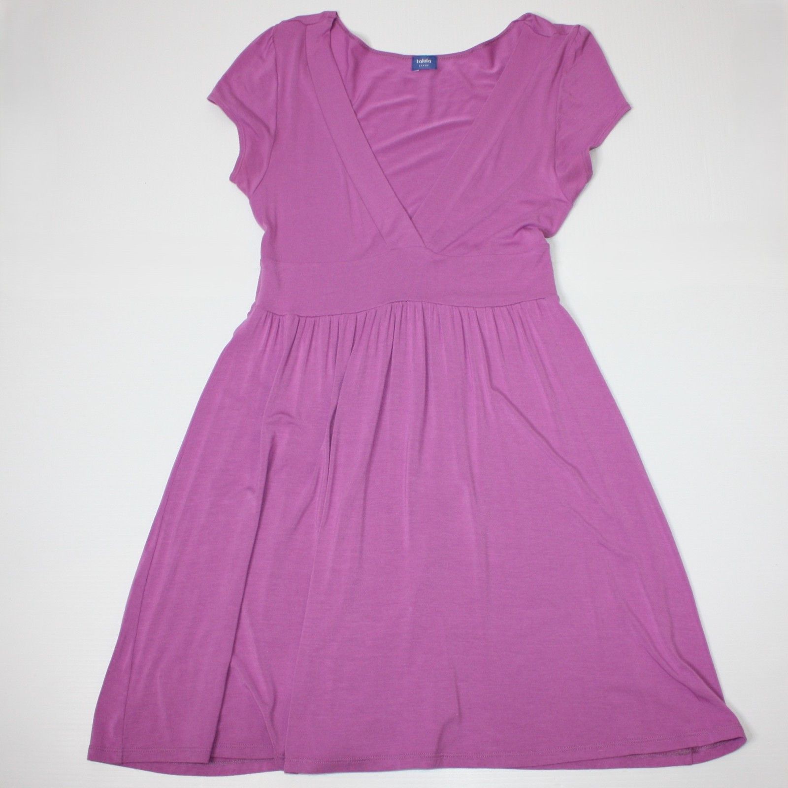 Other Talula by Aritzia Plunging V-neck Dress in Purple size L Size L / US 10 / IT 46 - 5 Thumbnail