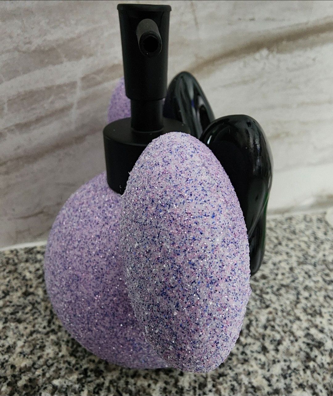 Disney NWT Disney Minnie Mouse Purple Glitter Pump Dispenser 6 Inch Size ONE SIZE - 4 Thumbnail