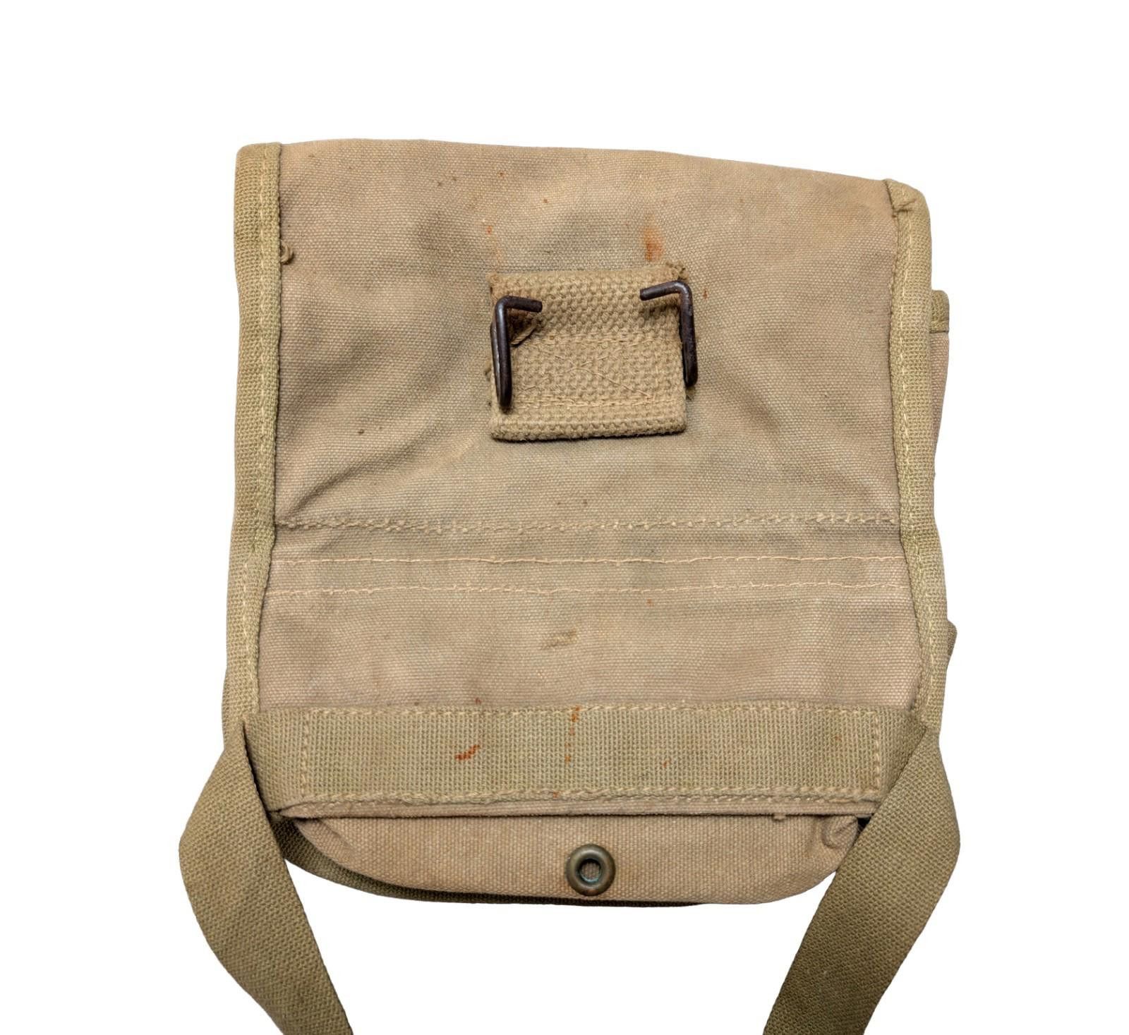 Other Genuine WWII USMC 2-Cell Grenade Pouch Size ONE SIZE - 3 Thumbnail