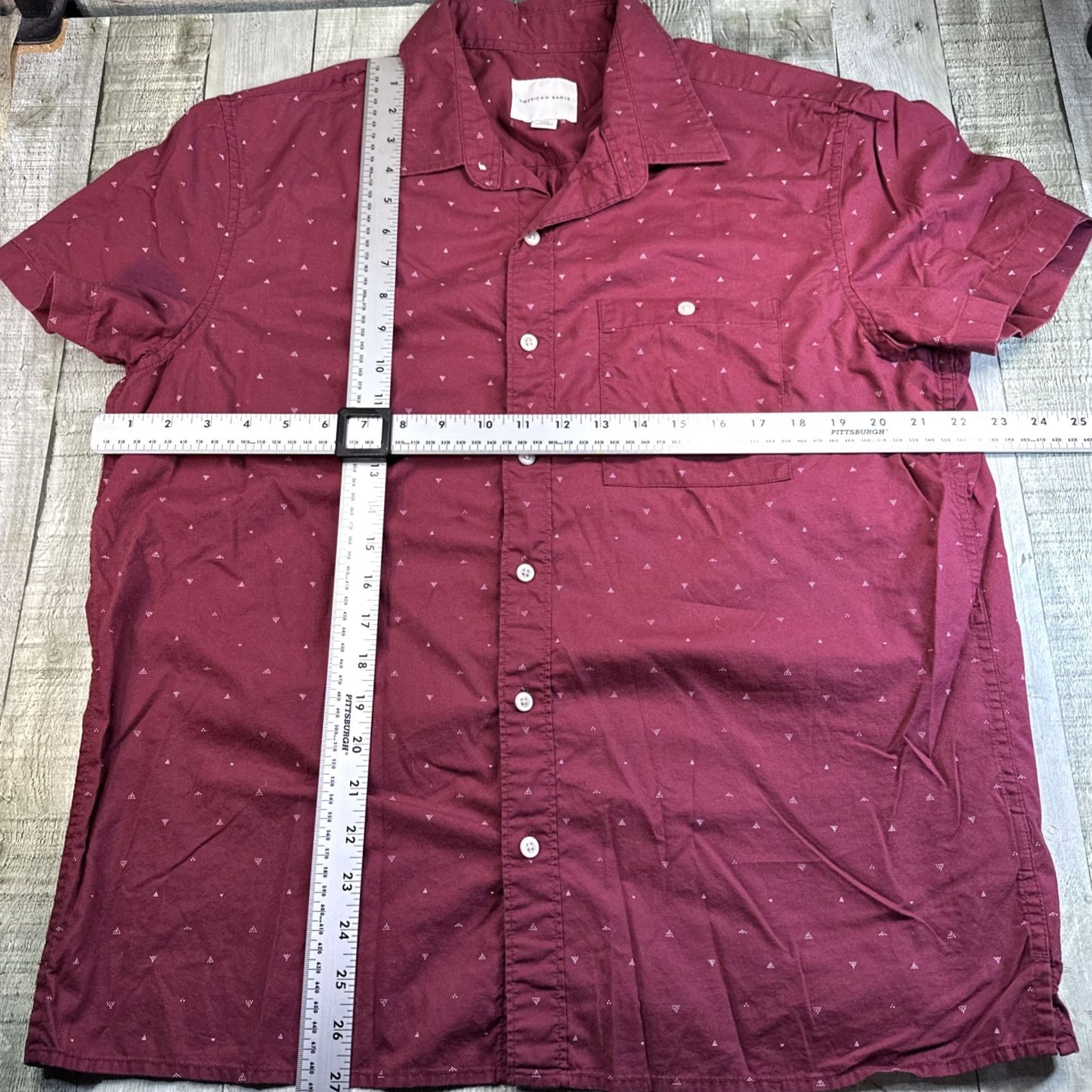 Vintage VINTAGE America Eagle Button Up Shirt Mens L Red Size US L / EU 52-54 / 3 - 4 Thumbnail