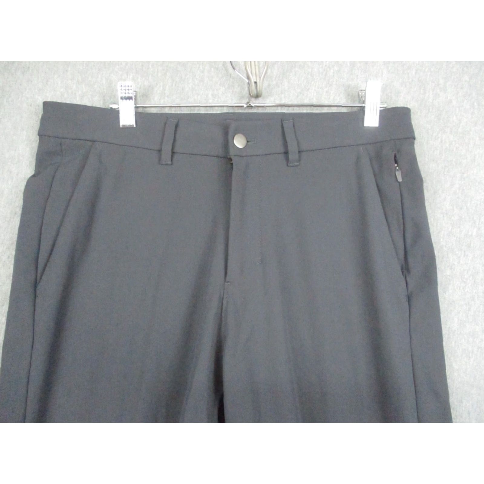 Lululemon Lululemon Men’s Commission Pant 31 Slim Canvas Gray Stretch 5-Pocket Flat Front Belt Loops Straight Size US 31 - 3 Thumbnail