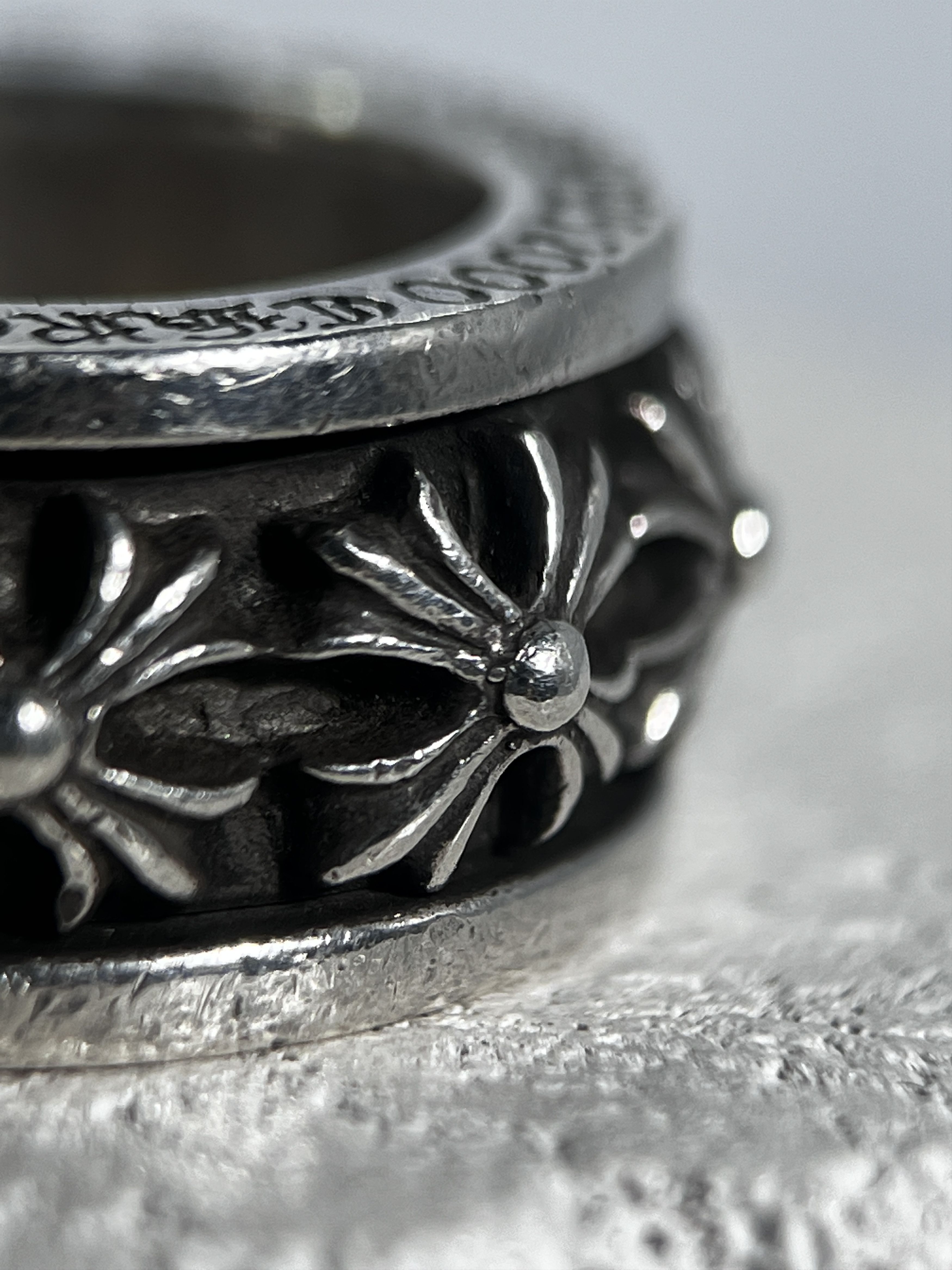 Chrome Hearts Chrome Hearts CH Plus motif Cross Spinner Ring Silver Size ONE SIZE - 2 Thumbnail