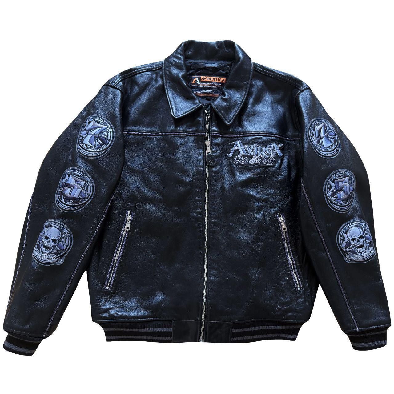 Avirex Avirex Leather Varsity Jacket Size US L / EU 52-54 / 3 - 2 Thumbnail
