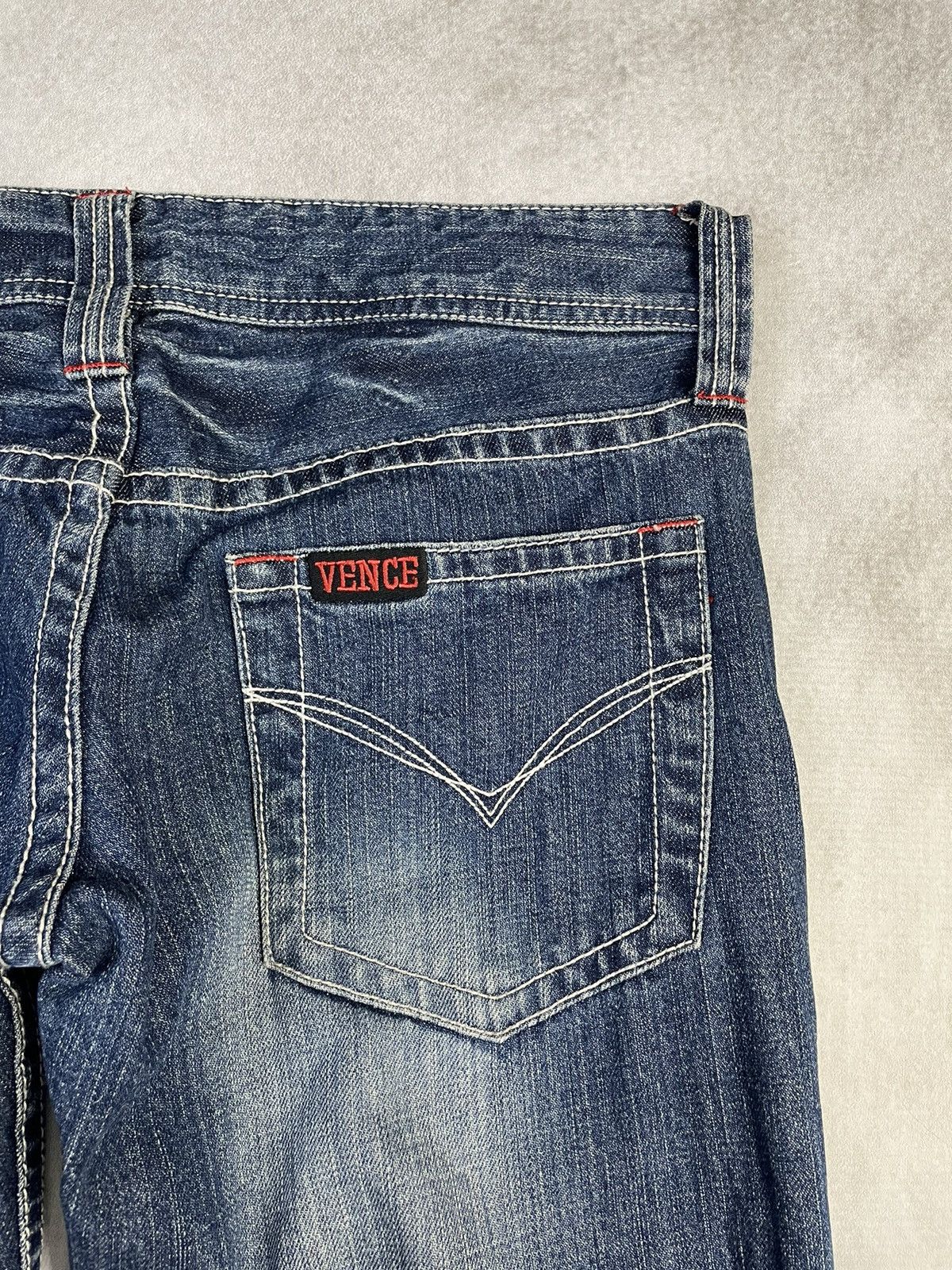 If Six Was Nine 2000s Vence 🇯🇵 Spiral Cut Flare Jeans Size US 30 / EU 46 - 8 Thumbnail