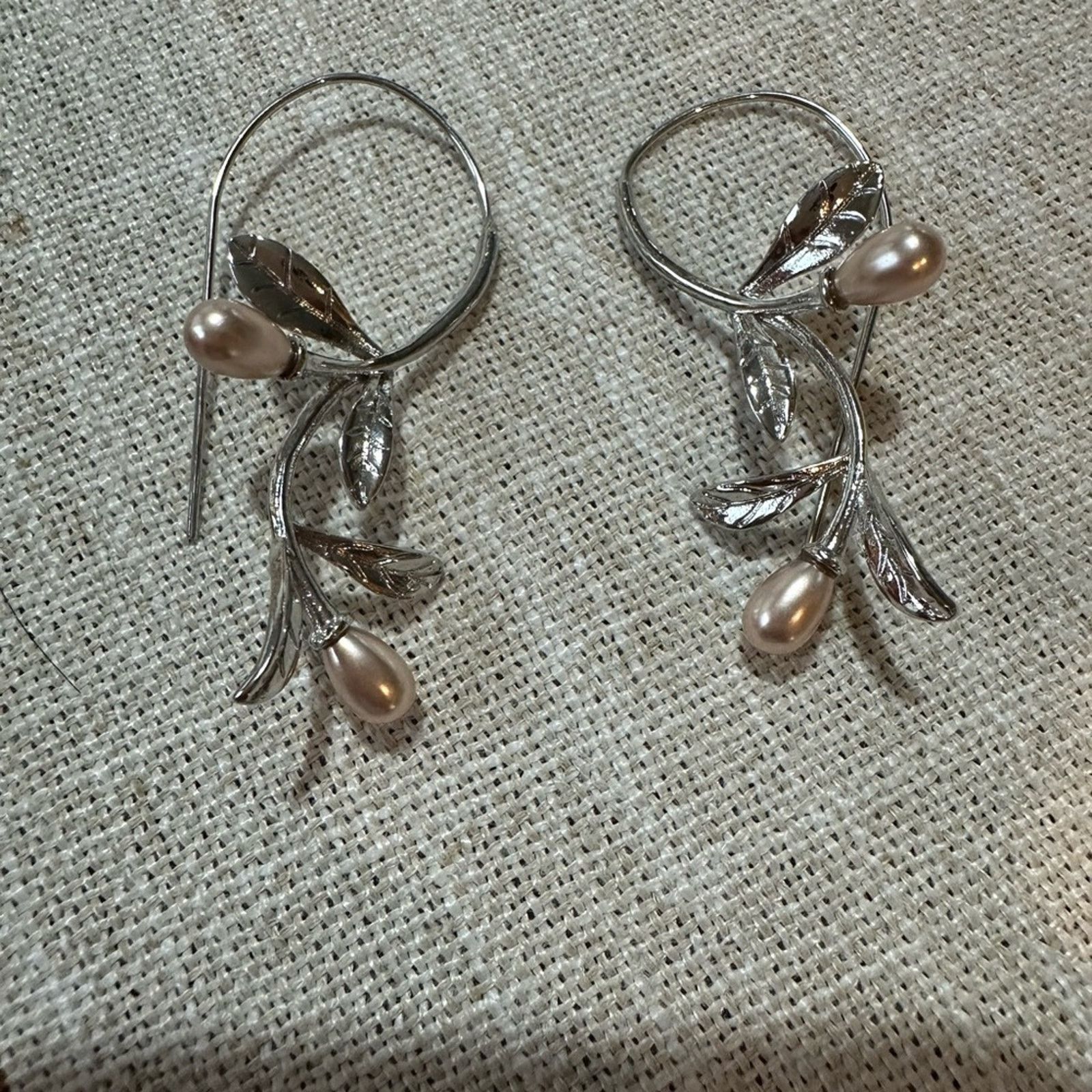 Other Delicate flower Leaf Earrings Size ONE SIZE - 4 Thumbnail