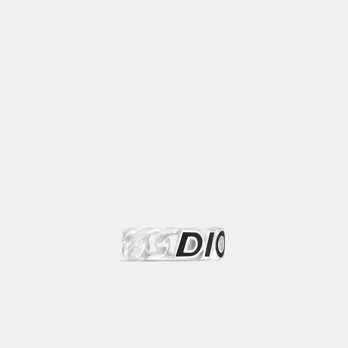 Dior o1bcso1str0126 Size:OS/Italic Chain Link Ring in Silver Size ONE SIZE - 2 Thumbnail