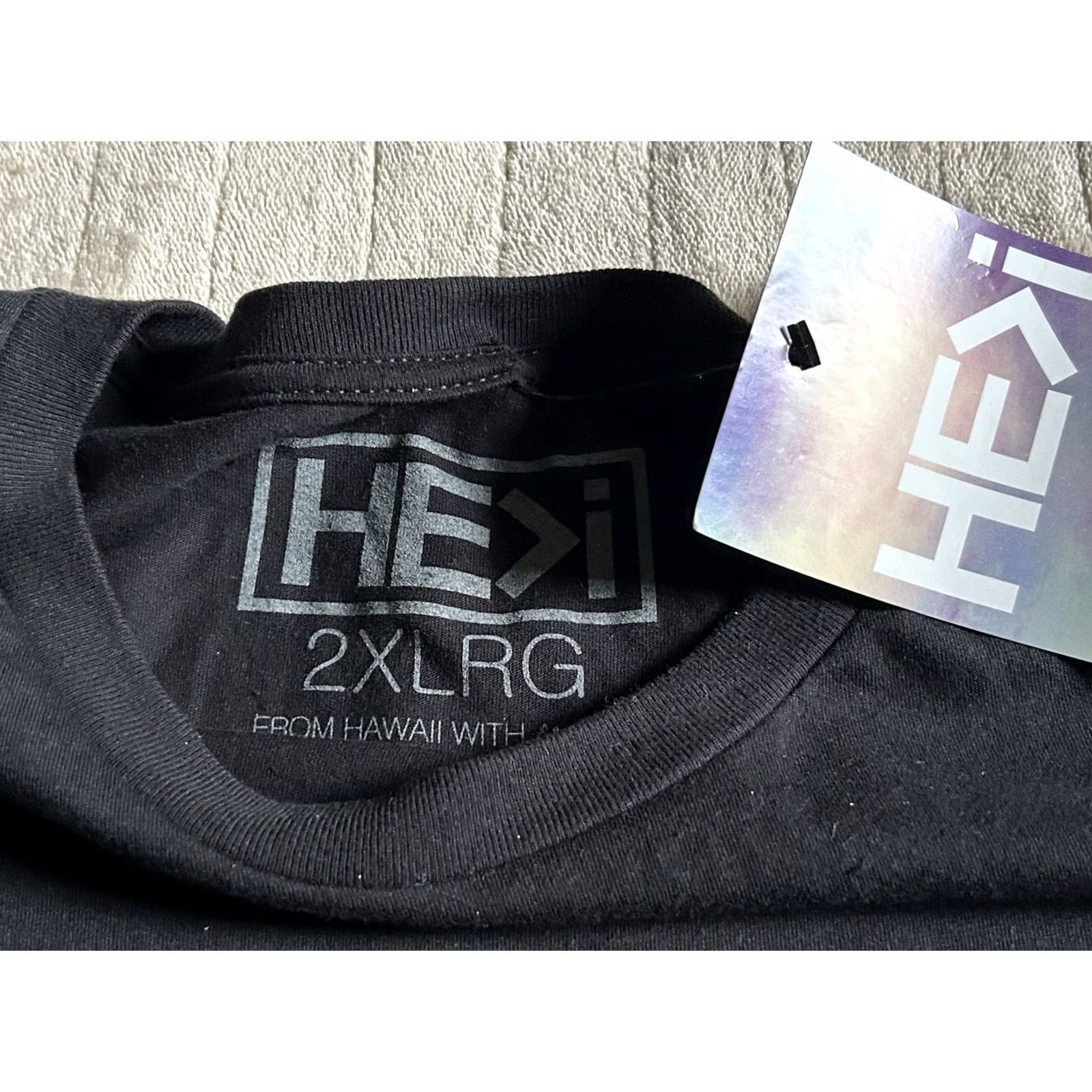 Vintage VINTAGE He Is Greater Than I Men’s Long Sleeve T-Shirt XXL Hale’iwa Hawaii Black Jesus Size US XXL / EU 58 / 5 - 5 Thumbnail