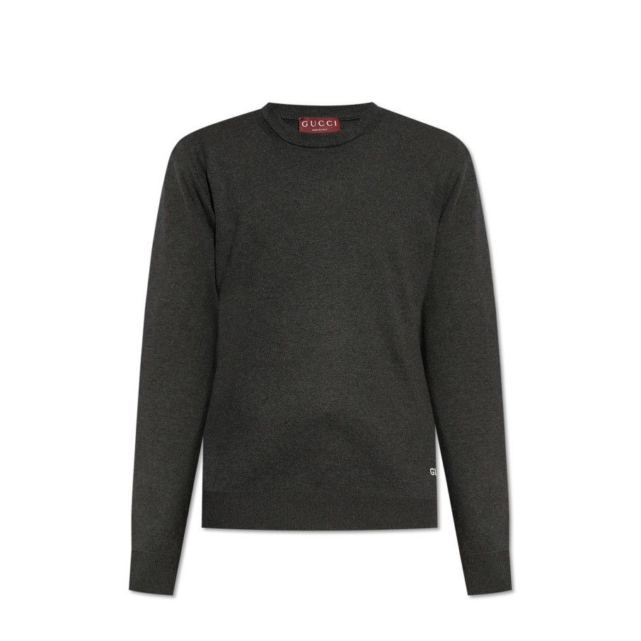 Gucci GUCCI Gray Sweater New & Authentic (Men's size:L;) Size US L / EU 52-54 / 3 - 1 Preview