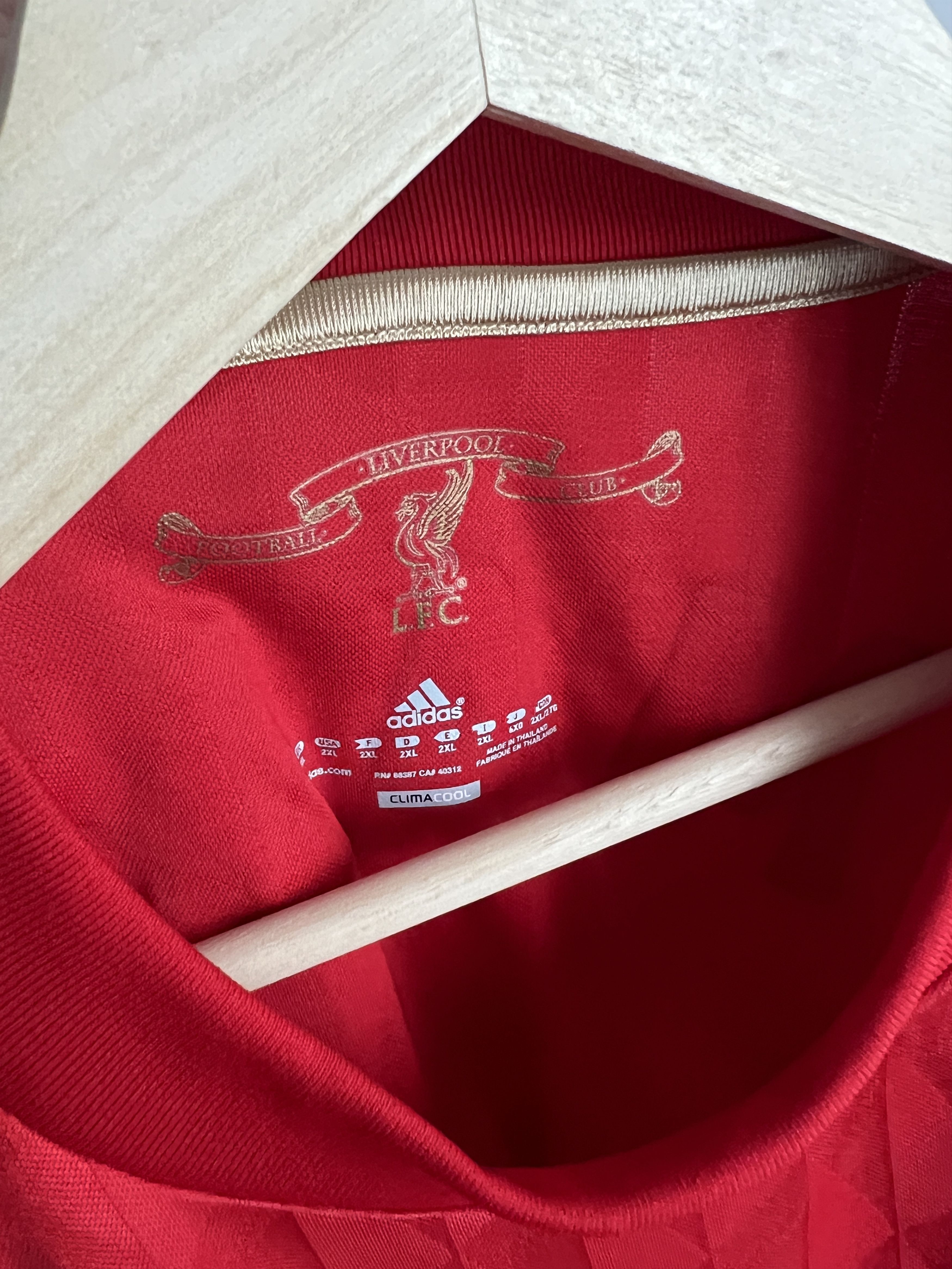 Adidas Soccer Jesey Adidas Fc Liverpool 2010 Maxi 17 Home Size US XXL / EU 58 / 5 - 7 Thumbnail