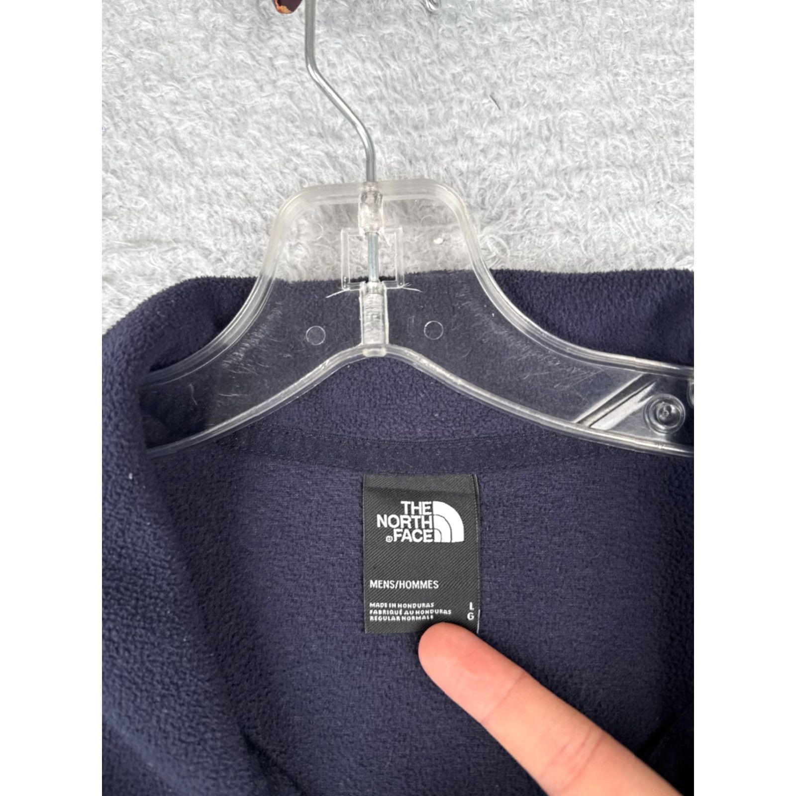 The North Face The North Face Sweater Mens Large Blue Fleece 1/4 Zip Everett's Polyester Fleece Size US L / EU 52-54 / 3 - 7 Thumbnail