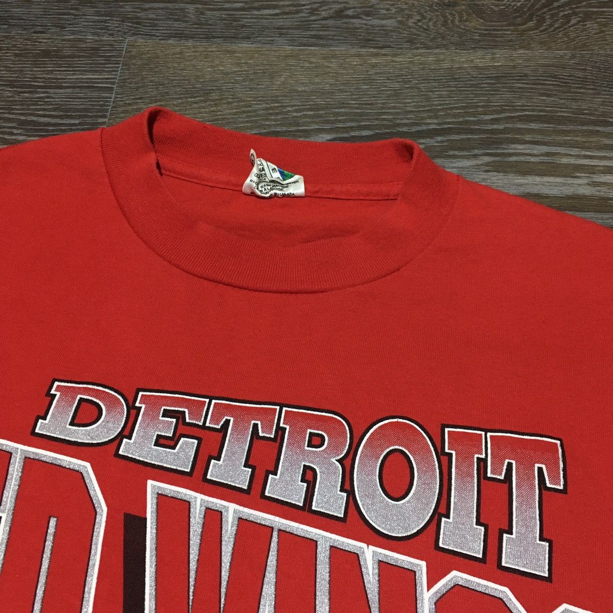 NHL Vintage 90s NHL Detroit Red Wings Graphic Print T-shirt Size US L / EU 52-54 / 3 - 3 Thumbnail