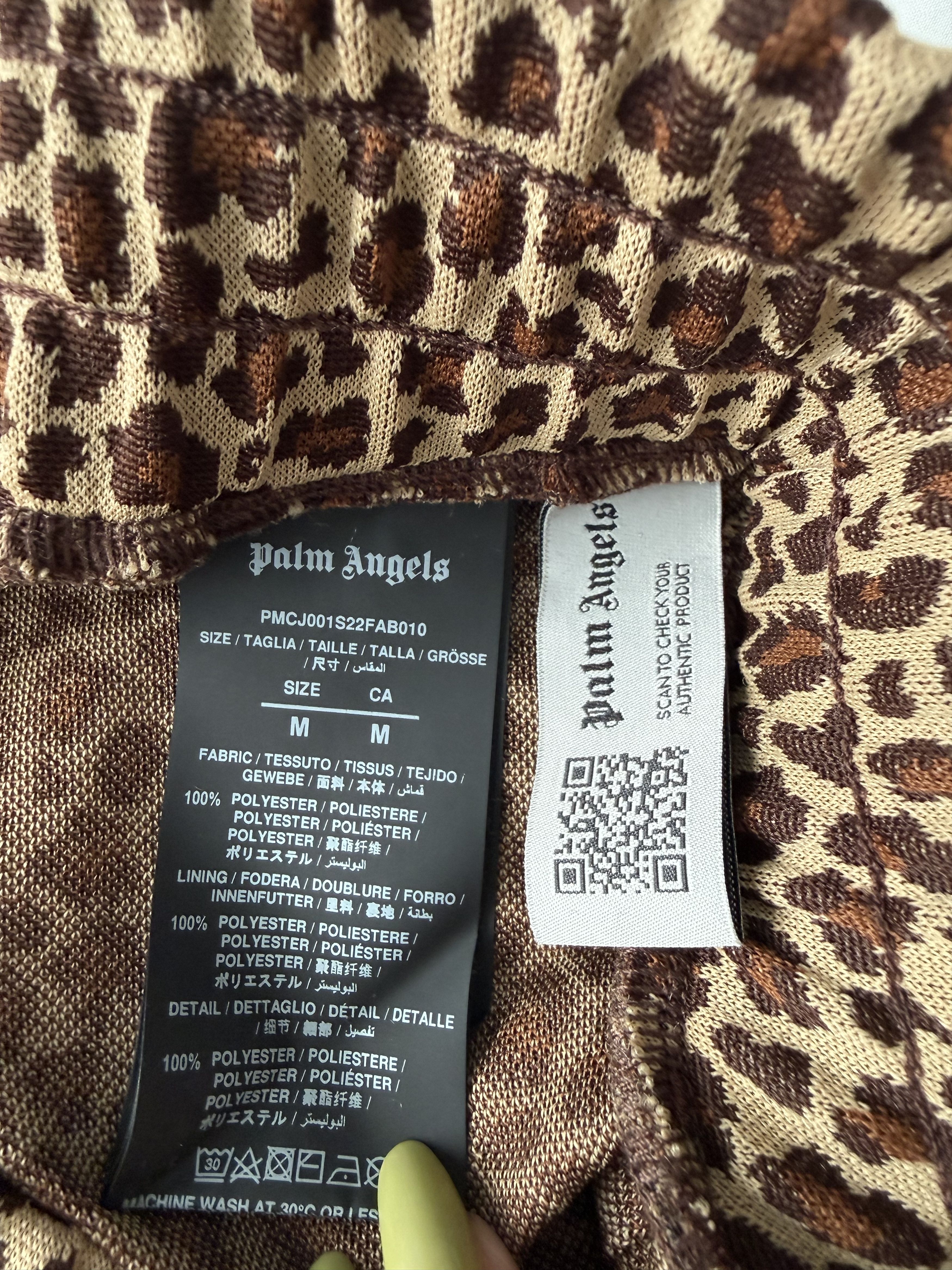 Palm Angels Palm Angels Leopard Print Track Pants NWT Size US 34 / EU 50 - 6 Thumbnail