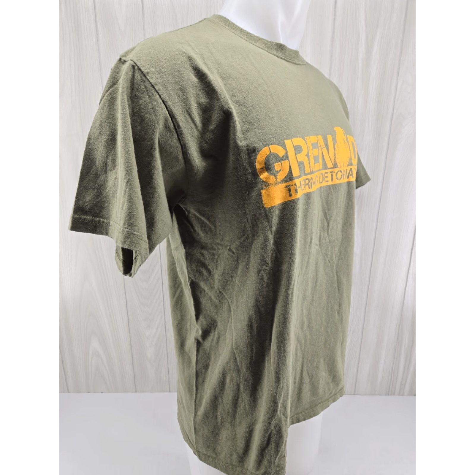 Anvil VINTAGE Grenade Thermo Detonator Fat Burner Shirt Mens Green Size Large Size US L / EU 52-54 / 3 - 7 Thumbnail