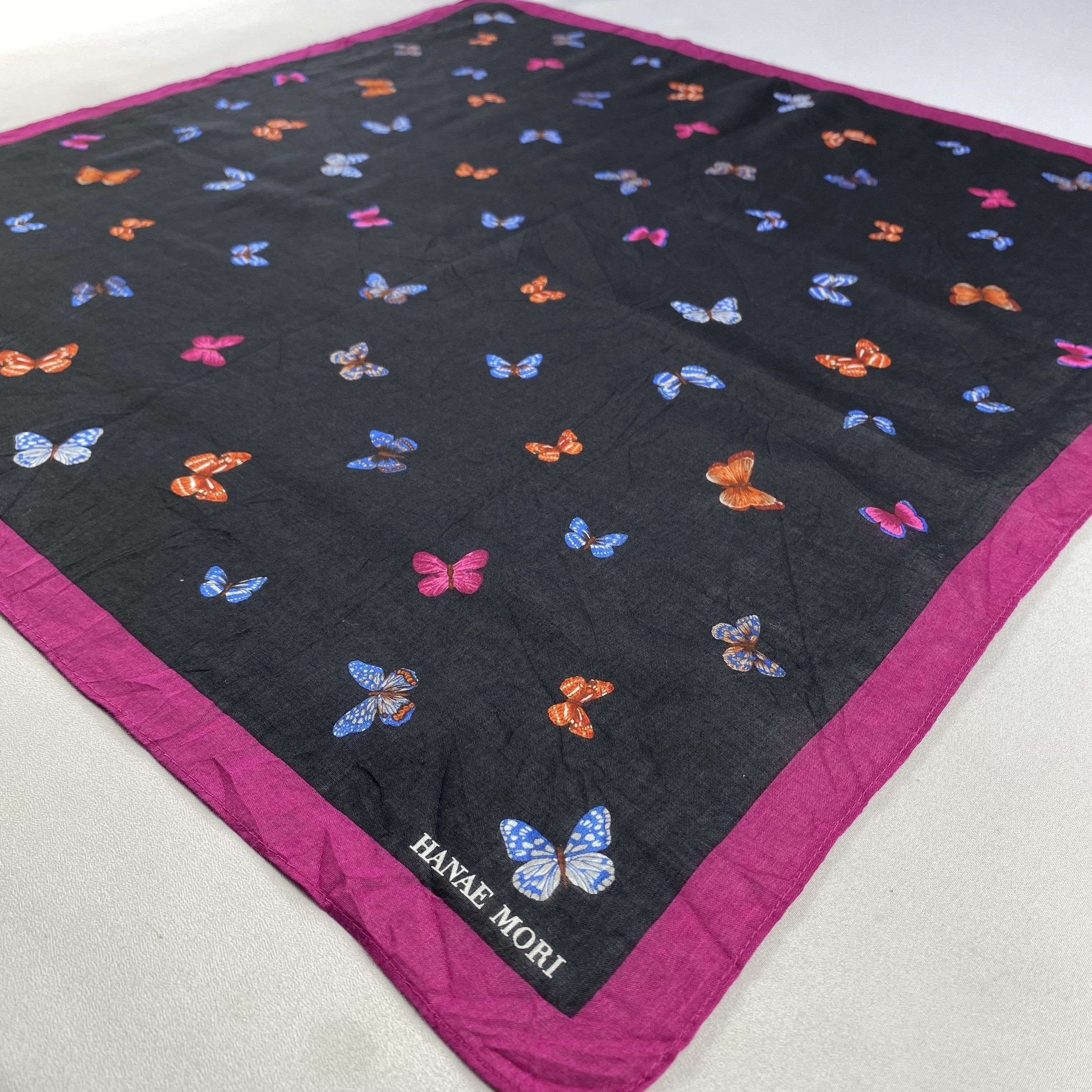 Hanae Mori × Vintage Hanae Mori Bandana/ Handkerchief / Neckerchief Size ONE SIZE - 5 Thumbnail