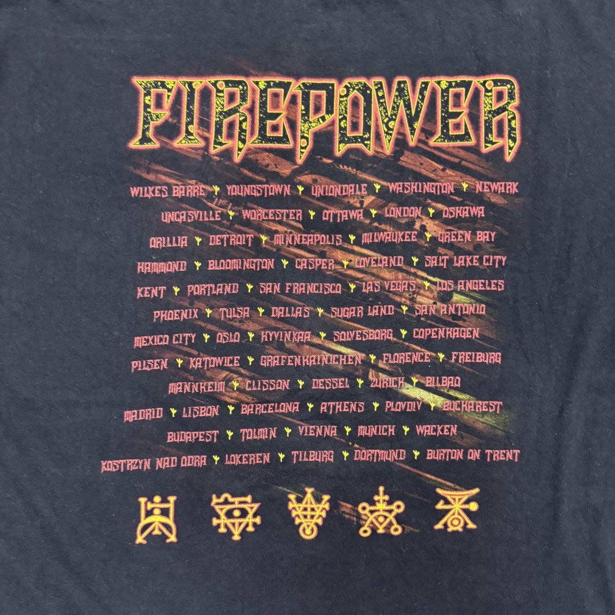 Band Tees Vintage Judas Priest Firepower Tour Tee Shirt Size US XXL / EU 58 / 5 - 8 Thumbnail