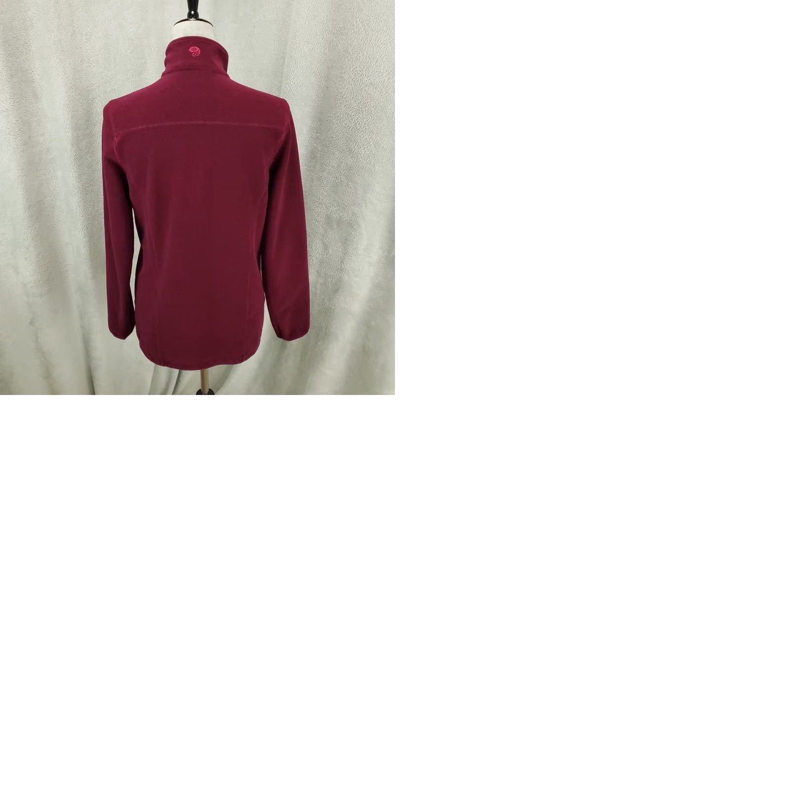 Mountain Hardwear Mountain Hardwear Jacket Womens Small Maroon Fleece Long Sleeve Zip Pocket Regular Size S / US 4 / IT 40 - 9 Thumbnail