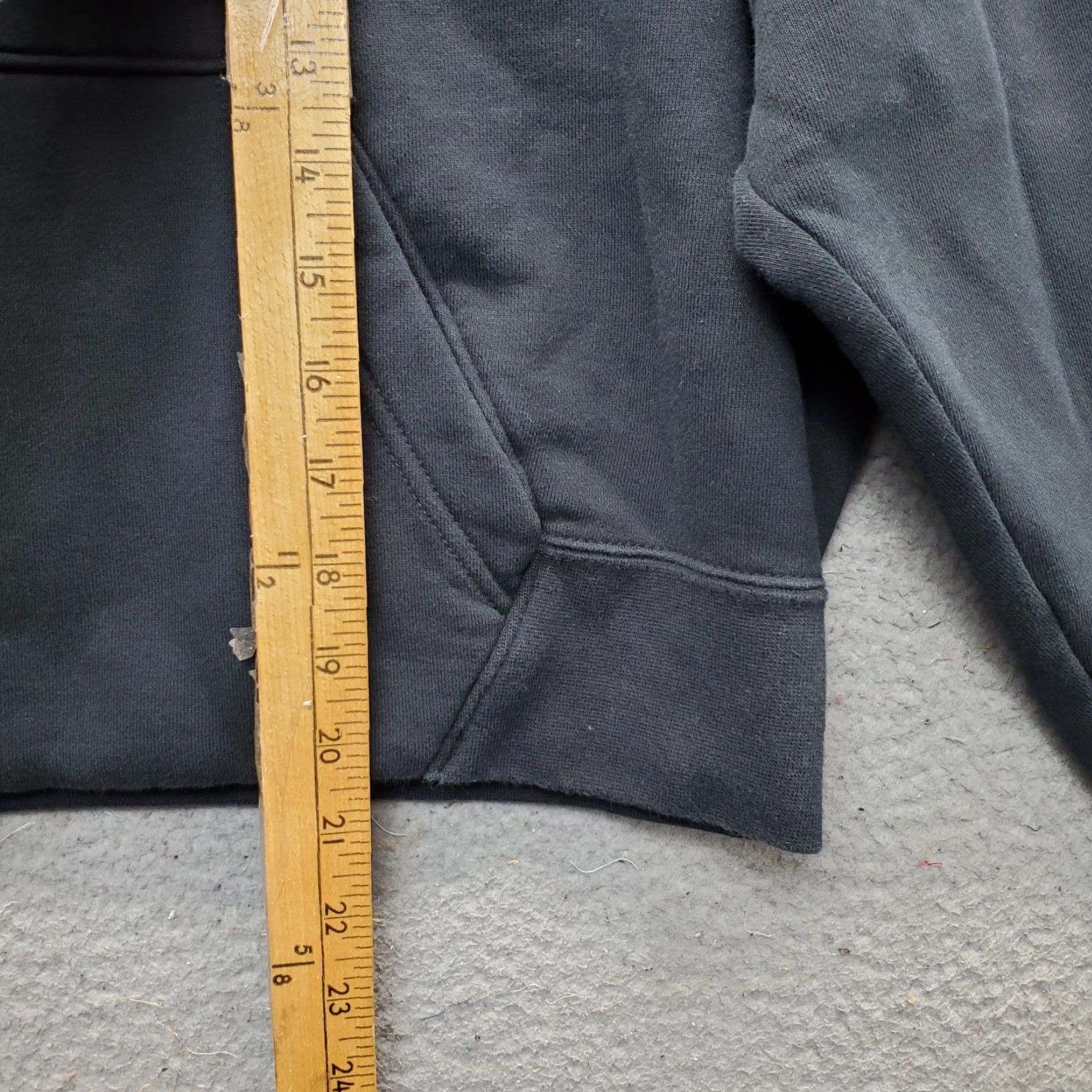 Jordan Brand Jordan Hoodie Unisex M Black Pullover Cropped Fleece Lined Hoodie Drawstring Size US M / EU 48-50 / 2 - 3 Thumbnail
