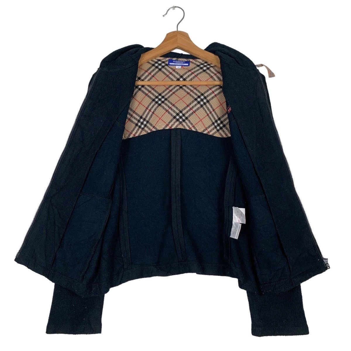 Burberry BURBERRY Nova Check Fleece Zipper Hoodies #0038-C3 Size M / US 6-8 / IT 42-44 - 13 Thumbnail