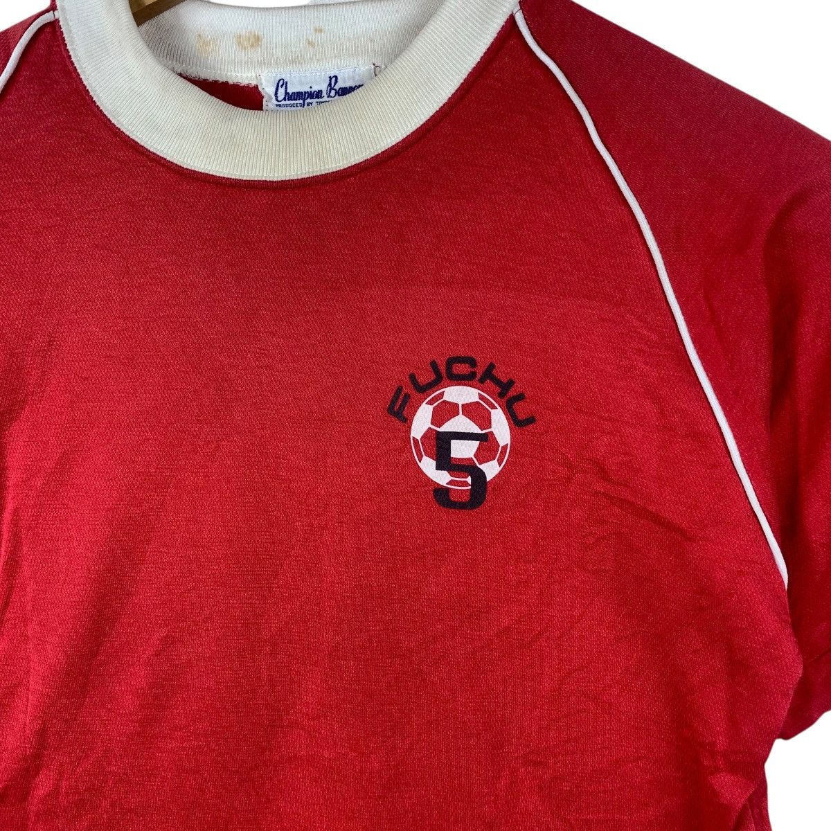 Champion Vintage 80s CHAMPION TOYOSHIMA FUCHU SPORTS Football Red Size US XS / EU 42 / 0 - 6 Thumbnail