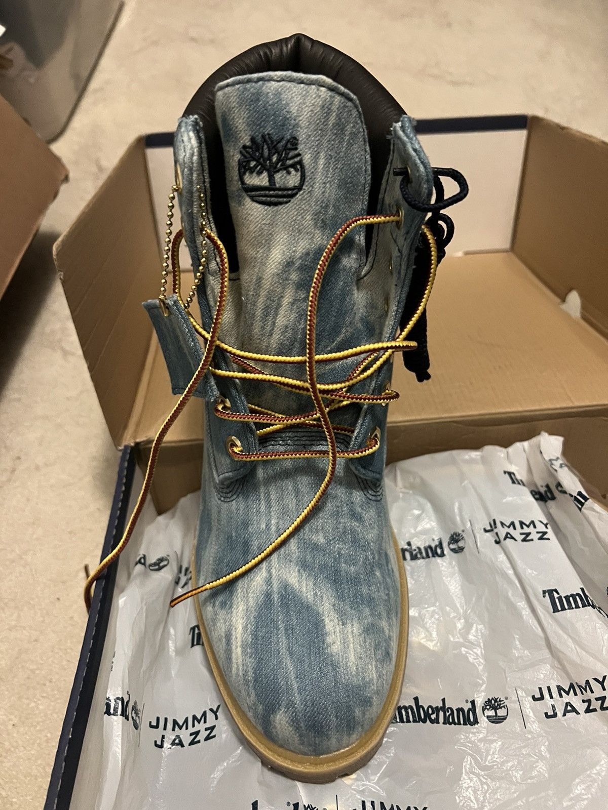 Timberland Timberland 6” Jimmy Jazz 21 Savage Denim US Men's Size 9.5 Size US 9.5 / EU 42-43 - 2 Thumbnail