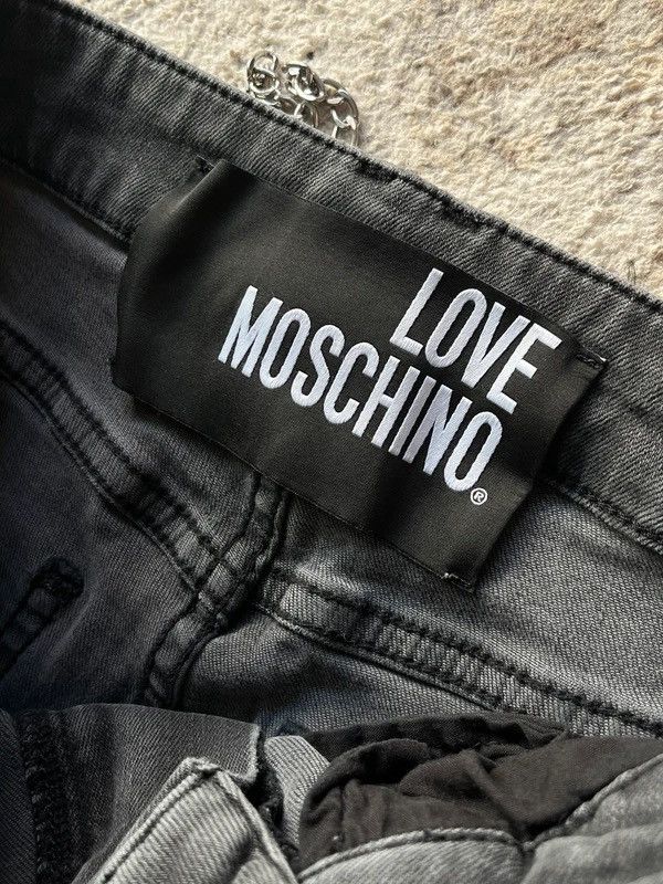 Moschino Love Moschino Sz 26 Slim Grey Jeans Denim Size 26" / US 2 / IT 38 - 3 Thumbnail