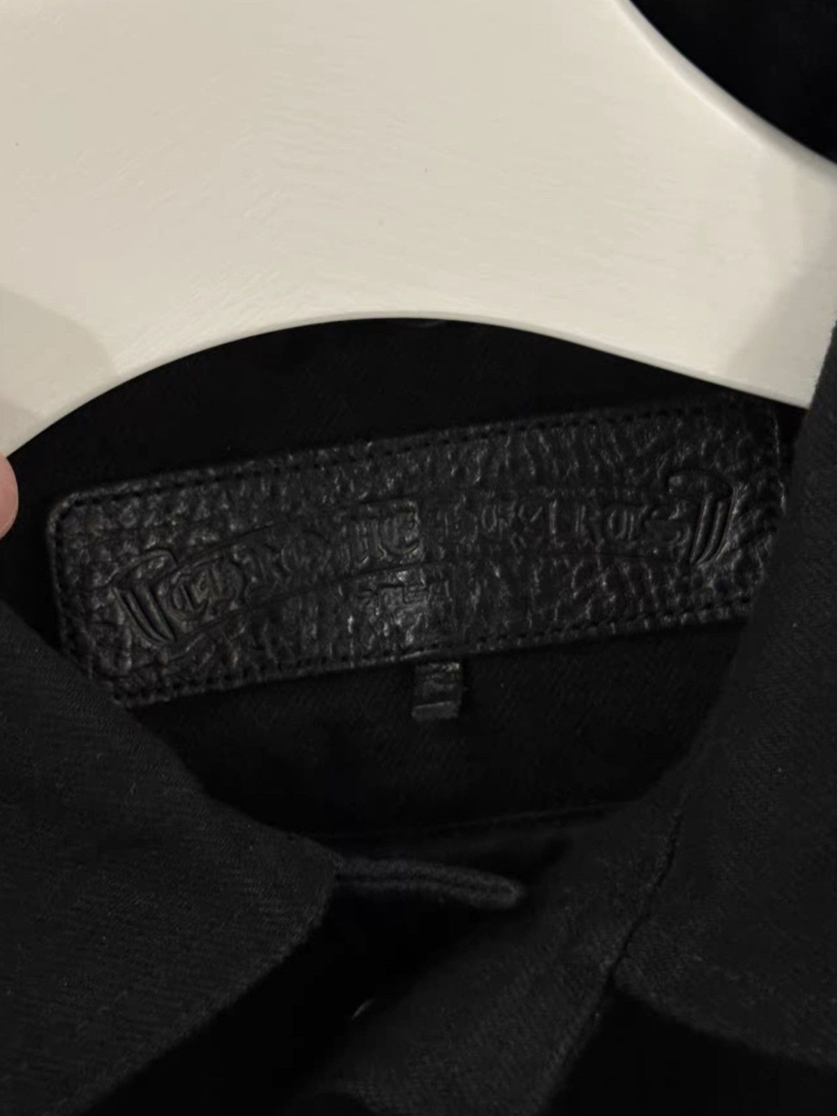 Chrome Hearts Chrome hearts leather patch denim jacket Size US M / EU 48-50 / 2 - 5 Thumbnail