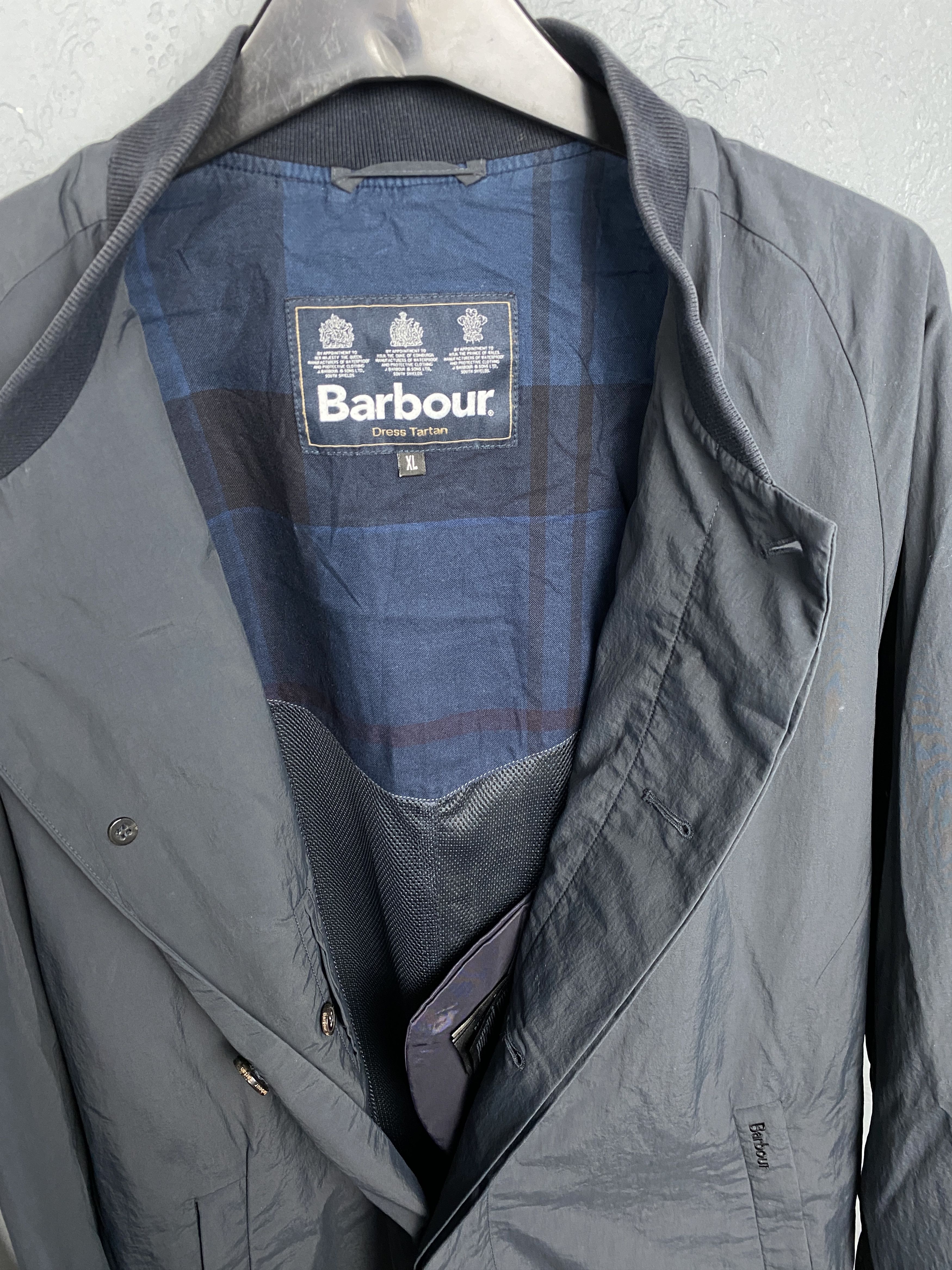 Barbour Barbour Dress Tartan Mens Casterfell Casual Jacket Trench Size US XL / EU 56 / 4 - 6 Thumbnail