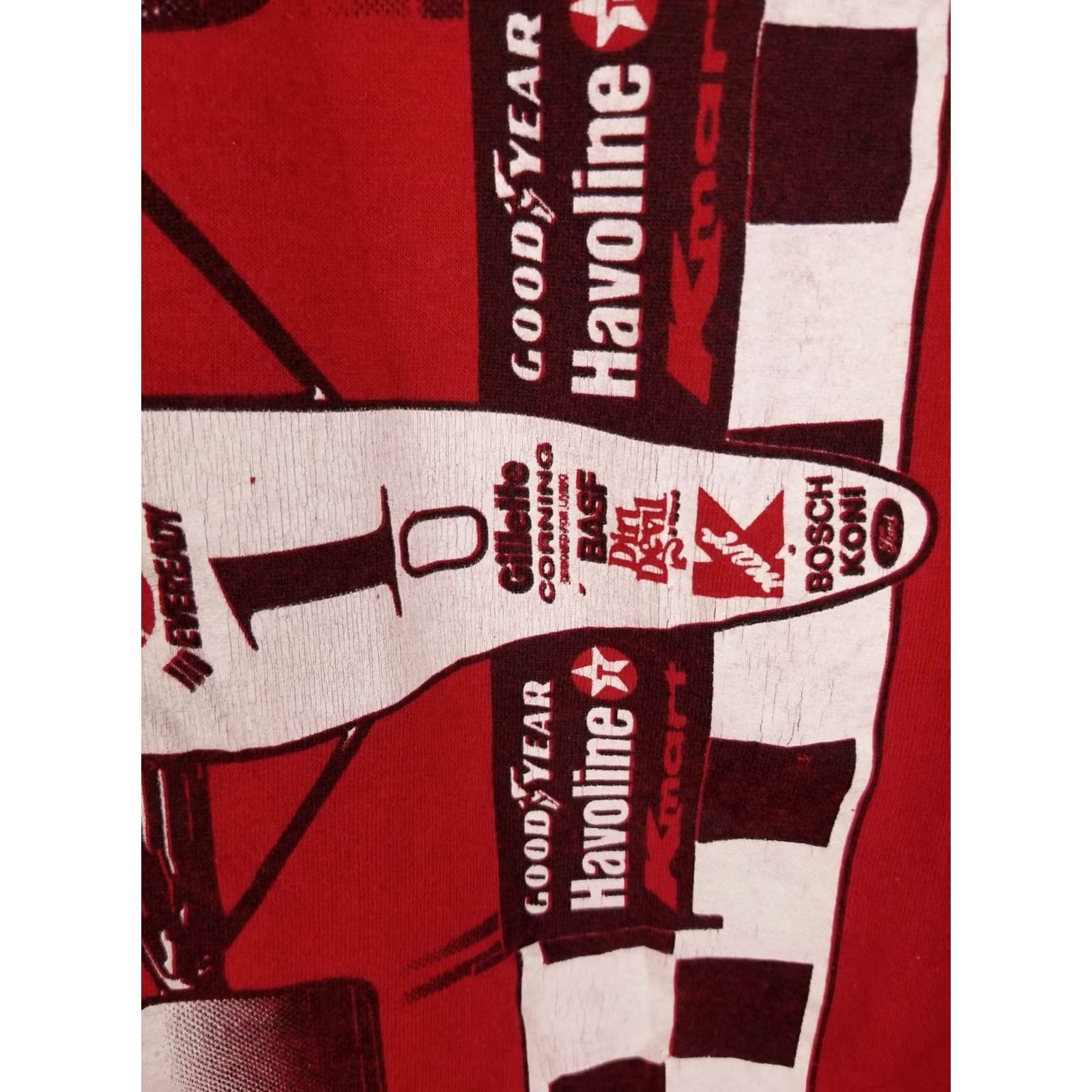 Jerzees VINTAGE Michael & Mario Andretti Red Racing PPG Indy Car Champion T-Shirt XL Size US XL / EU 56 / 4 - 4 Thumbnail