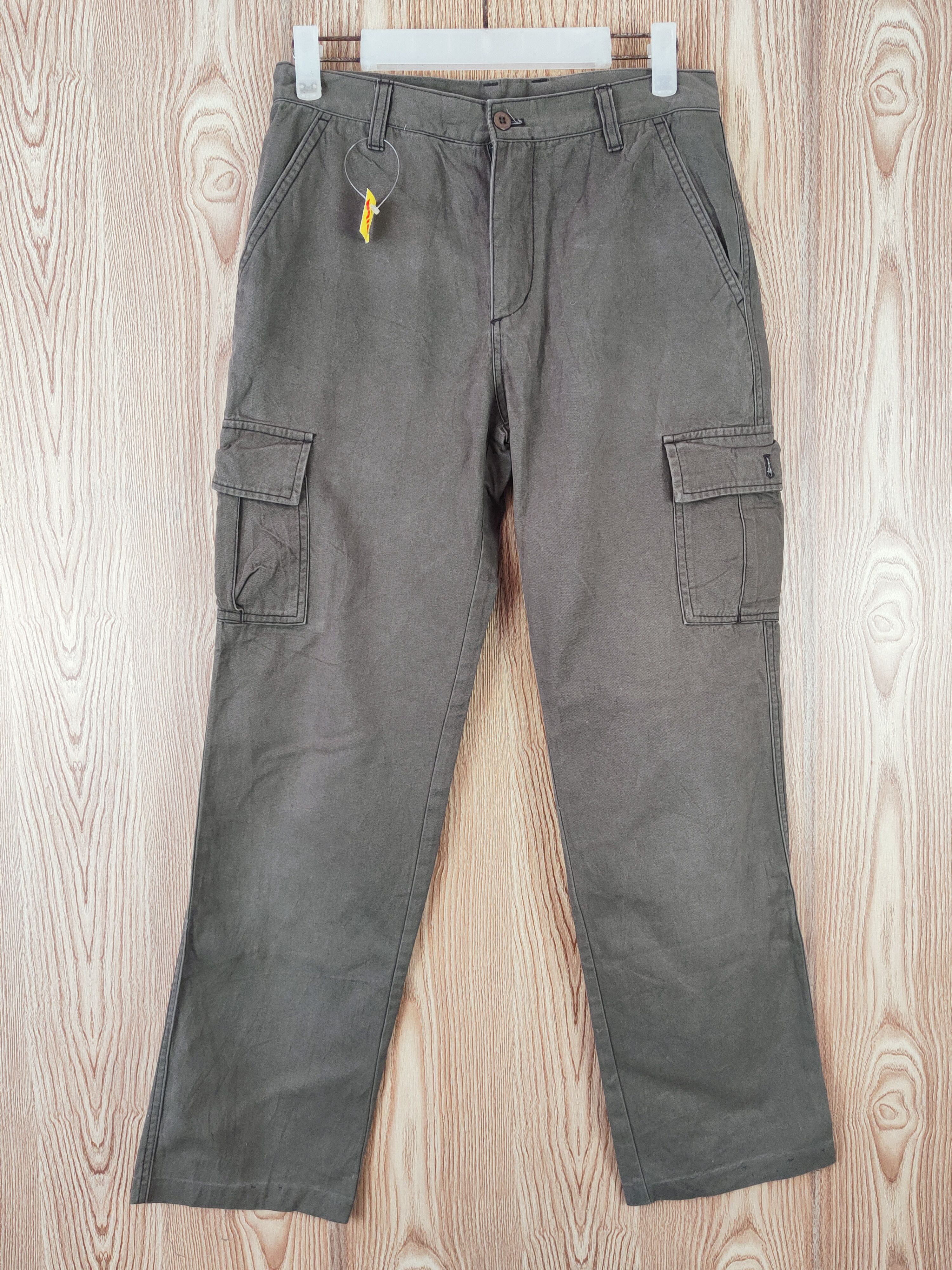 Japanese Brand Japanese Brand Brown Multipocket Tactical Cargo Pants #W912 Size US 29 - 1 Thumbnail