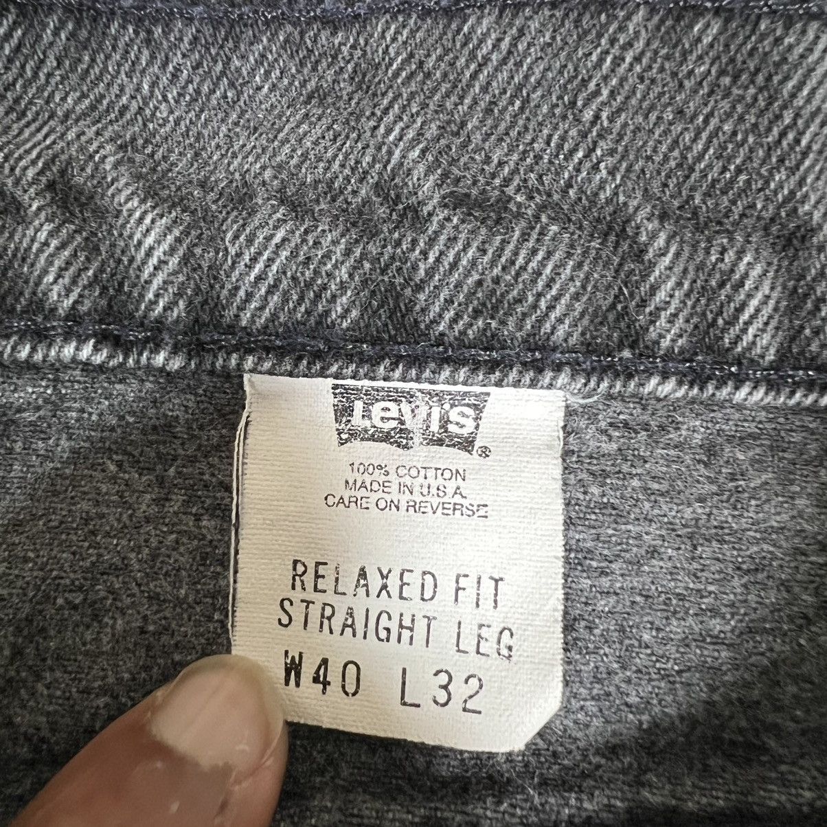 Levi's Vintage Levis Jeans 34x29 Black White Tab Made In USA Faded Size US 34 / EU 50 - 8 Thumbnail